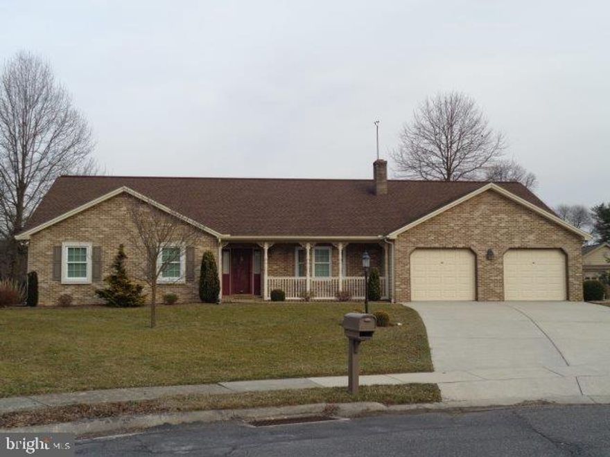 Well maintained ranch home near the Mechanicsburg Borough. Living room with gas fireplace, eat-in kitchen & dining room, first floor laundry, master bedroom suite, rear covered brick porch/patio overlooks pond/water fall, natural gas and privacy at the end of a cul-de-sac. See associated docs for more information.