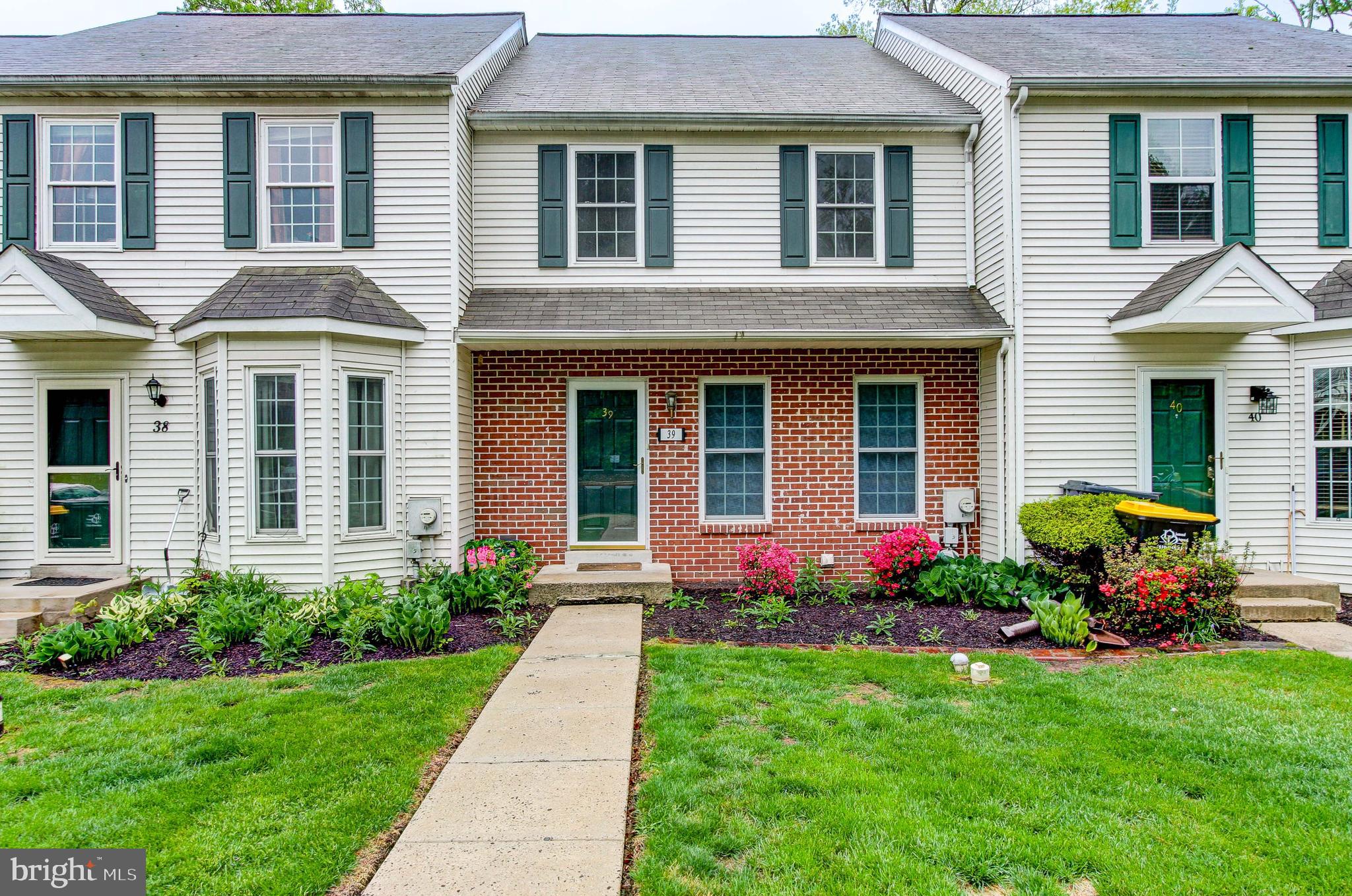 Make this beautiful town house your new home. Located on a quiet cul-de-sac, backing to woods, this home has been very well maintained. Seller is offering a home warranty with the property and welcomes your due-diligence. All new carpets throughout. Three-bedrooms instead of two and a partially finished basement, make the home unique in its neighborhood.