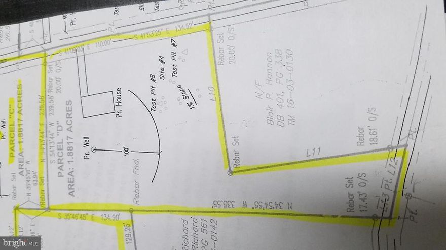 Wooded building lot close to town. Recently surveyed Taptich Engineering. Recently perc tested. This parcel is identified as Parcel D off of tax parcel 16 03 0102. Taxes to be determined. Great location. lot size 1.8817 acres  Taxes to be determined upon transfer