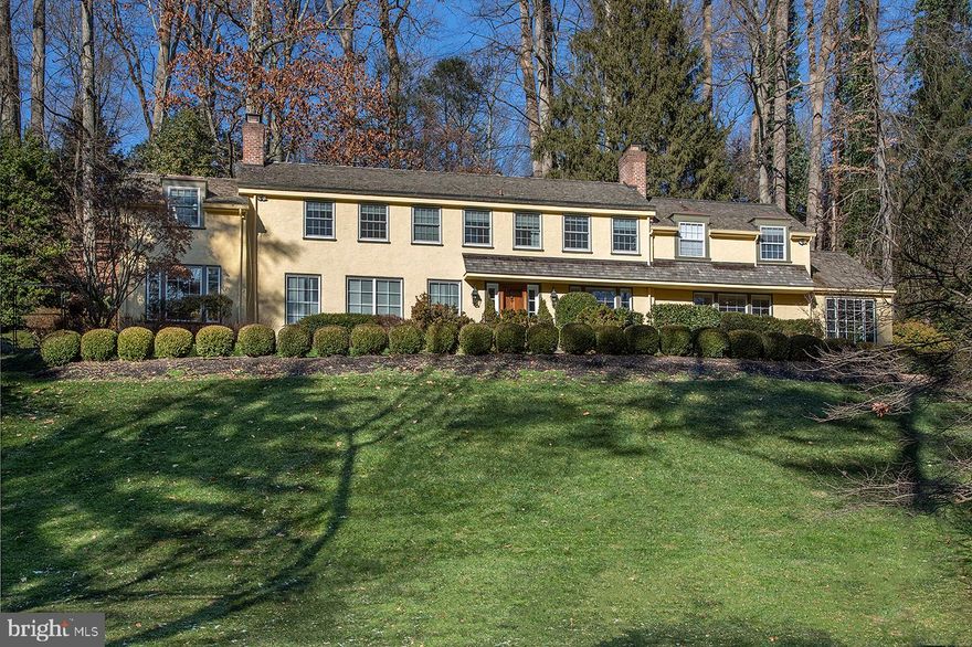 It is hard to strike balance between traditional & modern architecture with contemporary flow, yet 316 Mill Creek Road has managed to do just that. From the architectural charm and aesthetic features, to the recently renovated functional elements, this center-hall colonial has been kept in pristine condition and is move-in ready. Not to mention that it is surrounded by beautiful foliage, giving this estate immense privacy despite being only 3 min. away from all the Main Line has to offer!
 
Enter this beautiful home through a solid mahogany door into the foyer. To the right, you will find a formal dining room with classic French doors that lead out to a sizable flagstone patio. Off of the dining room is the large, open kitchen, breakfast room & family room space that is the heart of this spectacular home and ideal for entertaining friends & family for any occasion. The gourmet eat-in kitchen has access to a second patio and is equipped with all modern amenities, including a large island with granite countertops, Wolf 5 burner range, Subzero fridge, and a new Bosch dishwasher. The lovely breakfast room has a useful built-in desk area and boasts a wall of windows that flood the room with natural light. The spacious family room is open yet inviting with a cozy gas fireplace and a charming Juliet balcony. Just a few steps away from the kitchen, you have access outside through a convenient door by the garage. To the left of the foyer, you will find the light-filled formal living room with large windows and double French doors that lead to the ample flagstone patio. A gas fireplace gives the formal living room a warm and welcoming feeling. Close by is a practical office space equipped with plenty of windows and a classic brick fireplace. A lovely first-floor powder room rounds off the main level of this home.
 
On the second floor, you have 5 bedrooms. The incredible owner's suite has a cozy fireplace, a luxurious private bath with double vanity and large shower, and a spacious walk-in closet. Nearby there are four other bedrooms - one has an en suite bath, while the others share an updated Jack-and-Jill hall bath. Front and back stairs give you access to the main level. 
 
The lower level has access to a two-car attached garage, plenty of closet space, a laundry room with a utility sink, and ceramic tile floors throughout. Plus, there is plenty of room for everything from a family business (currently home to a wedding cake business), to a second family room, playroom, exercise room, bonus room, or more! Outside, the meticulously manicured ample grounds and large patio are perfect for all your friends, family, and fur-babies to enjoy. 

An abundance of doors and windows open the space and fill this property with bright, natural light giving this home a warm and inviting ambiance. The extensive panoramic windows frame each season beautifully and incorporate nature as an ever-changing element of the home’s decor. Never mind the unbeatable location that is under a mile from Suburban Square, a walk away from the Ardmore station, on the Main Line, and near the award-winning Lower Merion Schools.  
 
Some of the myriad updates include refinished hardwood floors, remodeled laundry room with new sink, tree removals and preventive lawn and tree treatments, interior and exterior paint, new light fixtures, new ADT security system, new A/C-heating units, and a new water heater.