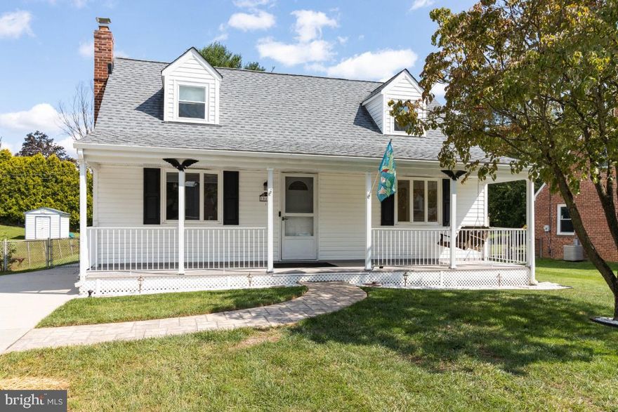 Charming & Great Location! Lovely 4 bed Cape Cod in Greentop Manor with hardwood floors, screened porch, and HUGE 22 x 23 shed in back outfitted with electric and heat (can be converted into a garage by adding a driveway - county taxes would apply currently not taxed as considered a shed). Floor plan is flexible allowing for a large upper level master suite with sitting room or turn the sitting room into a 4th bedroom pass thru ...up to your needs and vision! Finished family room in basement provides extra space for entertaining, and spend summer nights relaxing with friends and family on the screened back porch. Outdoor Gas Grill directly connected to gas is included in the sale.  In addition to large shed/garage, smaller shed in back of property. No HOA! BGE just replaced Gas lines to all homes on the street. Convenient access to 83. Fresh paint throughout. New stove '18, new washing machine '19.  Home Warranty included.