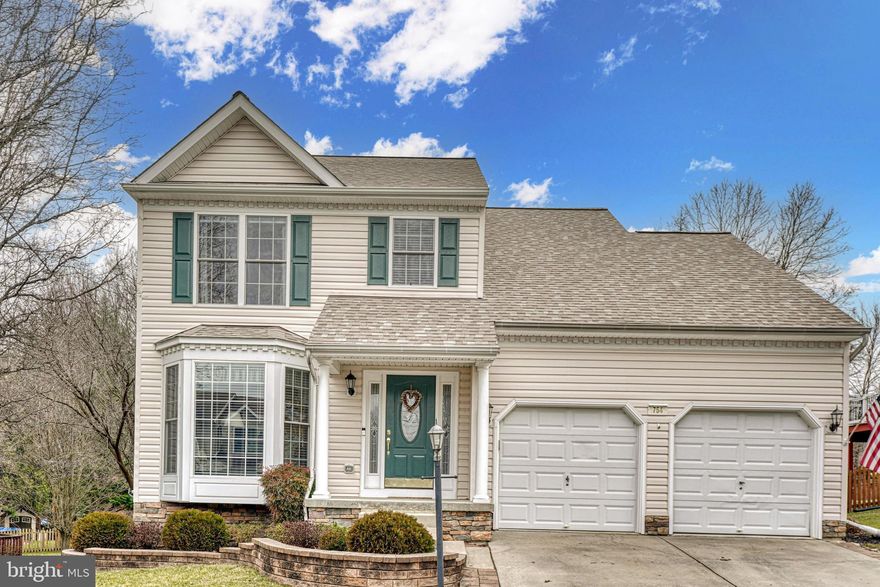 Upscale Colonial in  sought after Beacon Point Community -,located just minutes from 95.  All the upgrades already there-New Luxury vinyl plank, New roof ,retractable awning over new deck (18 x 16) with new slider door, a fully fenced yard, shed ,granite counters, cabinets with pull out shelving,stainless appliances,  brick framed  gas fireplace in family room, ceiling fans throughout , walk-in closet, and acustom tiled spa-like primary shower with dual shower heads. Pillars add that touch of elegance upon entry to the living/dining room . Enjoy 3 fully finished levels with tons of storage space-and a two car garage with additional storage. Must see to believe! yes, photos are a true representation. Sellers need to find their home of choice-and already have one in mind :) though they may require a rentback.  Easy to show but do require a 2 hr notice