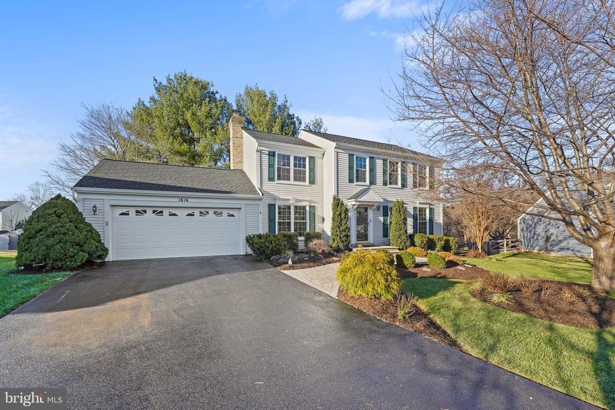 START YOUR NEW YEAR OFF ON A HIGH NOTE!!  PRISTINE CUL-DE-SAC COLONIAL IN FABULOUS PRIVATE SETTING OFFERS THREE FULLY-FINISHED LEVELS OF LIVING SPACE INCLUDING A FINISHED LOWER LEVEL WITH WALK-OUT!  ABUNDANT NATURAL LIGHT THROUGHOUT MAIN LEVEL WITH FORMAL LIVING AND DINING ROOMS AND UPDATED EAT-IN KITCHEN WITH HARDWOODS, TILE BACKSPLASH AND UPDATED CABINETRY WHICH OPENS TO INVITING FAMILY ROOM WITH BRICK HEARTH FIREPLACE, EXPOSED BEAM CEILINGS AND ACCESS TO THE WONDERFUL SCREENED PORCH AND DECK!  TOP LEVEL FEATURES FOUR BEDROOMS AND TWO UPDATED FULL BATHS INCLUDING A SPACIOUS PRIMARY SUITE WITH WALK-IN CLOSET AND FULL BATH!  LOWER LEVEL FAMILY ROOM WITH LEVEL WALK-OUT, LAUNDRY ROOM AND AMPLE STORAGE.  AWESOME PRIVATE YARD AND EXCELLENT CURB APPEAL WITH HARDSCAPING, OFF-STREET PARKING AND ATTACHED TWO-CAR GARAGE.  RECENT UPGRADES INCLUDE ROOF, SIDING & GUTTERS (2023), INTERIOR PAINT THROUGHOUT (NOVEMBER 2023), NEW CARPET (NOVEMBER 2023) PLUS HEAT PUMP (10 YEARS), HHW (8 YEARS) AND UPGRADED DOUBLE-PANE WINDOWS!  DON'T WAIT ON THIS ONE!!