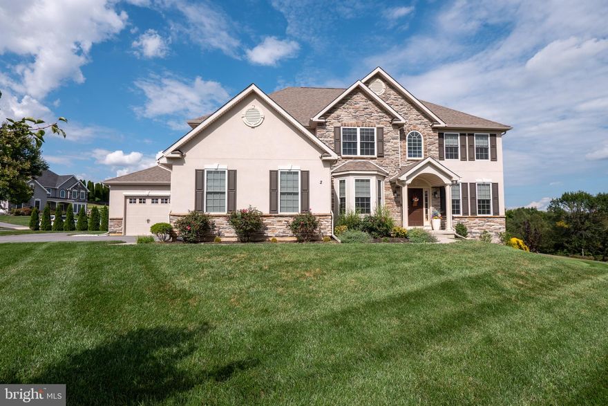 Listing will be returning to MLS on or before 1/31/26.
Welcome to this SPACIOUS and BEAUTIFULLY maintained 4 BED, 3.5 BATH home located on a desirable CORNER LOT in the sought-after PARKVIEW ESTATES community in PALMER TWP. This inviting residence offers a FUNCTIONAL and open layout with GLEAMING HARDWOOD FLOORS throughout much of the main level. The TWO STORY FOYER invites you into an open, airy atmosphere. The FORMAL DINING room is GLOWING with natural light from the large BAY WINDOW. A GAS FIREPLACE adds warmth and charm to the family room—perfect for COZY EVENINGS at home. The SPACIOUS kitchen with QUARTZ COUNTERTOPS, CUSTOM CABINETS, LARGE CENTER ISLAND connects seamlessly to the living areas, creating a CENTRAL HUB for family life and gatherings. The main level is complete with a HOME OFFICE, half bath, laundry/mudroom that connects right to the 3 CAR GARAGE. Upstairs, enter through DOUBLE DOORS to the Primary SUITE including 2 WALK-IN CLOSETS and an EN-SUITE BATH. Three additional bedrooms and two full baths upstairs provide COMFORT and PRIVACY for everyone. The unfinished basement offers ENDLESS POTENTIAL for future living space, home gym, or media room. While the backyard is compact, the EXPANSIVE side and front yard space is ideal for outdoor activities, play, and future landscaping dreams. All of this is located in a PEACEFUL, well established Palmer TWP neighborhood, close to shopping, restaurants, and commuter routes.