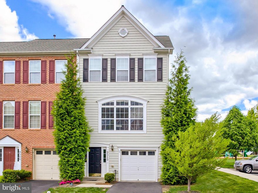 Fantastic Villages of Urbana end-unit townhome situated on quiet cul-de-sac by lovely green space & new playground! Brand new gleaming hardwoods & carpet throughout! Tons of windows. Updated large kitchen; lots of cabinets! Fam Rm w/cozy fireplace. LL rec rm: full bath & walk-out. Master ste: walk-in, extra closet & spa bath w/dual sinks, vanity, soaking tub. Att.1-car garage + parking for 2 cars!