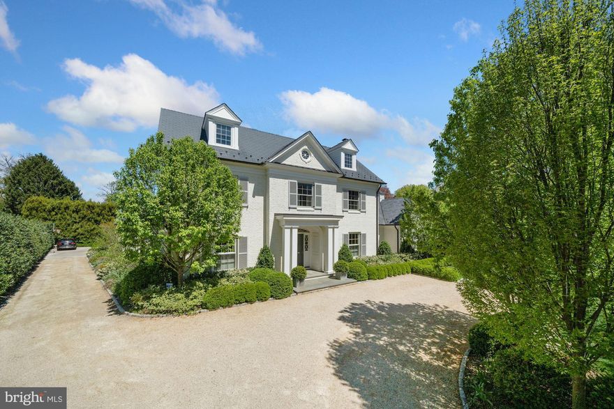 MUST SEE - Stunning GTM designed colonial on incredibly rare 0.59-acre of privacy in amazing Chevy Chase-Bethesda location.  This perfect sanctuary in the city features award-winning gardens, a saltwater swimming pool, screened porch, BBQ station, 3-car heated garage, and much more stepping inside the nearly 10,000 SF home.  6 Bedroom Suites each have their own bathrooms, including a Main Level Master. Grand scale throughout includes wide hallways, gracious sized rooms, 3 masonry fireplaces, high ceilings, hardwood and brick flooring, entertaining kitchen with Wolf gas cooktop, 2 ovens, microwave,  3 full-size Sub-Zero refrigerator/freezers, 2 dishwashers, butler's pantry, front and back stairways, 2 laundry rooms, 2 powder rooms, climate controlled 2,500 bottle wine cellar, energy efficient geothermal HVAC, Sonos audio system, backup generator, security system... too many details to list here. A must see for anyone seeking perfection and refined taste inside and out!