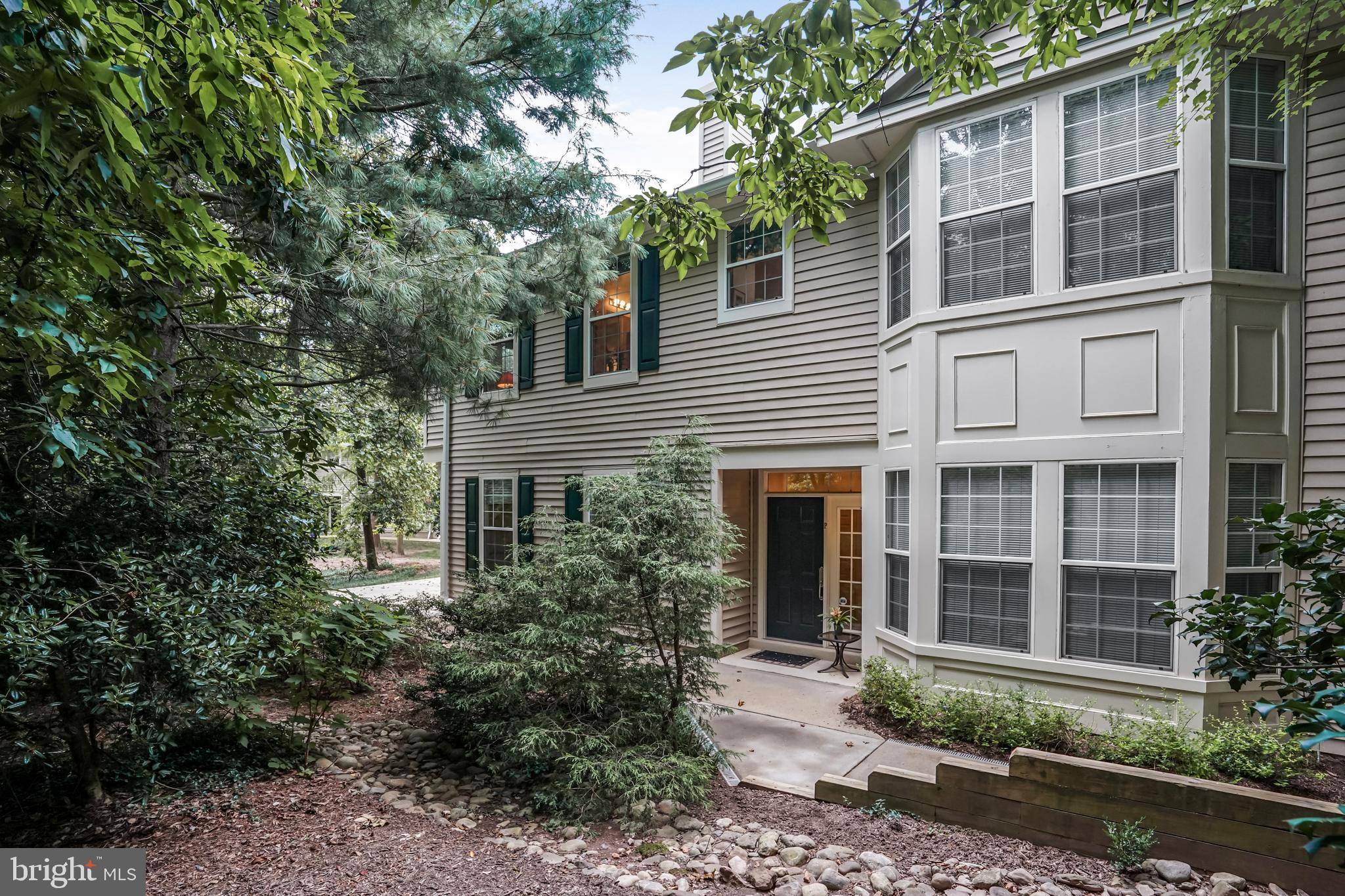 Look for"P" on door, as units are marked with letters Or garage #14, which is conveniently located under the unit. Enter this rarely marketed Augusta-2 model corner unit with private treed side-entry through front door or directly from garage. Ceramic tiled foyer with closet brings you along carpeted stairs to main floor where vaulted ceilings expands Living & Dining Room area, with plenty of windows and balcony which brings the outside in. Nice-size Main Bedroom has access to deck through sliding glass doors and enjoys walk-in closet and it"s own full bath & shower. Second Bedroom, with windowson two sides with plenty of light, shares the second Full Tub/Shower Bathroom with your Family or Guests. Brand New Dishwasher, Refrigerator, Gas Stove, and Microwave in thr Kitchen (July 2025) A/C replaced 2021. HWH & Furnace have also been replaced Come and Enjoy all that Reston has to offer...55-mile Trail, 15 Swimming Pools, 5 Lakes and Reston Town Center