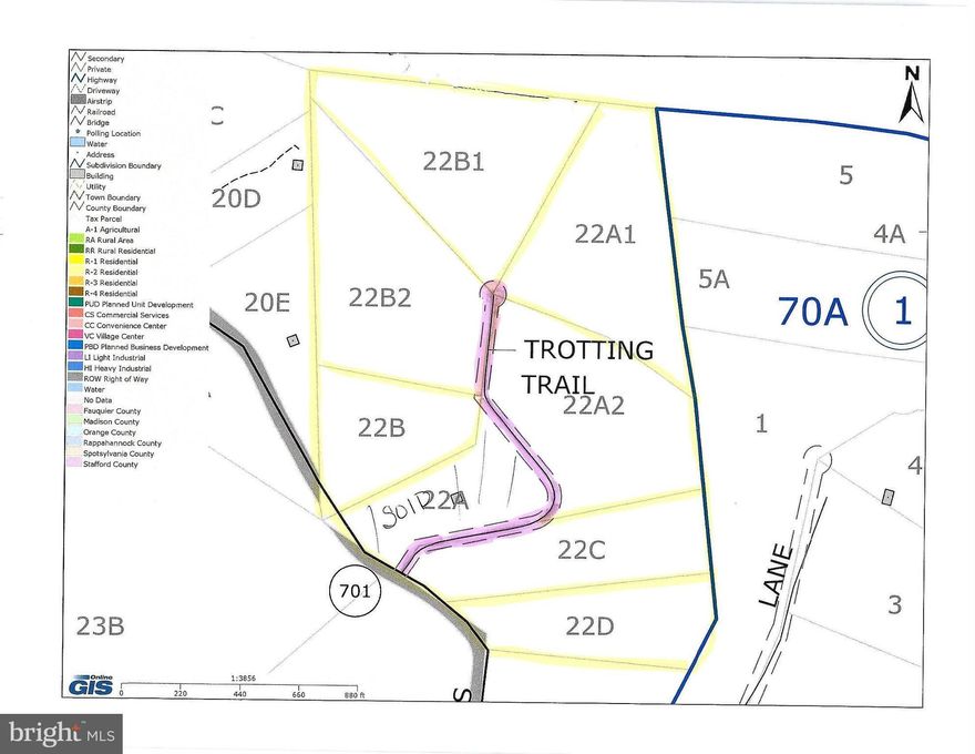 Beautiful 5.1 ACRE PARCEL- Conventional Perc Approved Lot of Record -ready for your future.  Bring your Builder! A1 zone =animals permitted. 3 Board Fence has been cleared around, repair and due to for paint/stain soon.  Surveyor is marking all lot lines.  Road is rough but is also contracted to be restored.  All will be completed mid April.