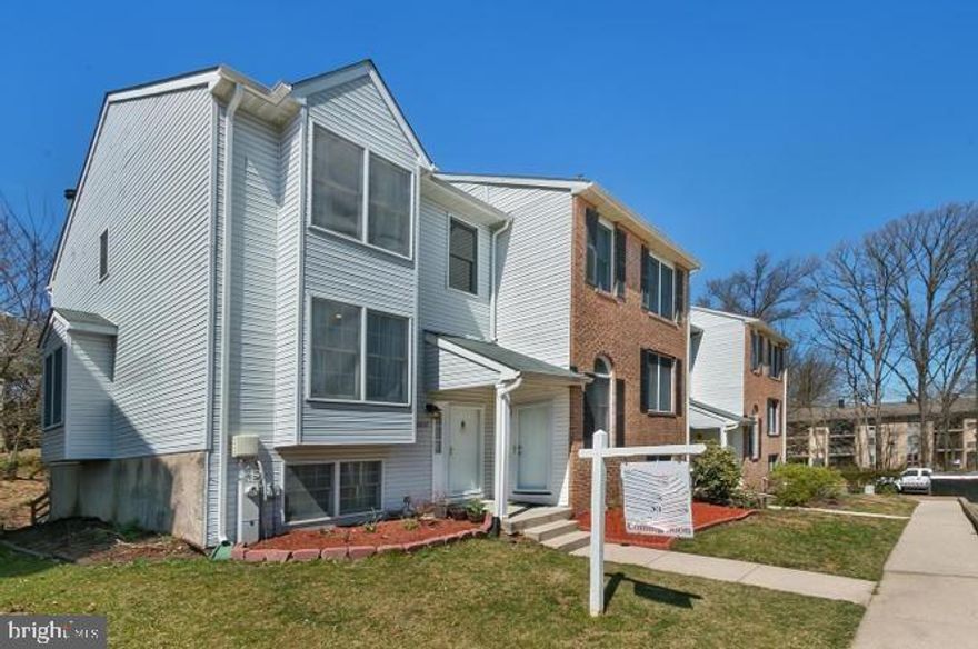 Must have good credit and employment reference (REQUIRED of minimum FICO 680 scores & $6000 monthly income).  Beautifully updated end unit townhome.  Hardwood flooring for the entire first floor with wood burning fireplace in Living Room.  Updated kitchen includes maple cabinets, granite counter top and SS appliances.  3 spacious bedrooms in upper level with 2 full bathroom.   Fully finished basement with a full bathroom in LL.  Walk out basement to wooded backyard.  Updated HVAC system.  Great Howard County schools and very close to Rt. 40.