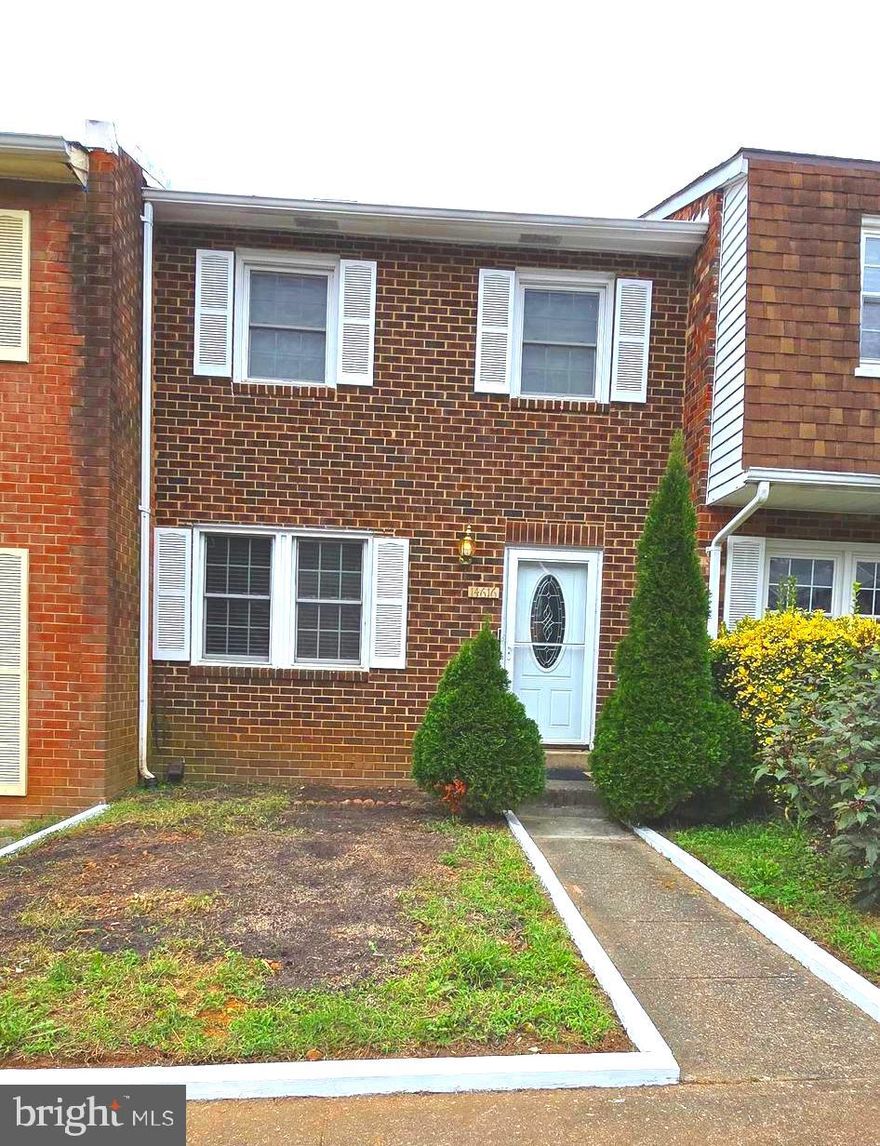 Welcome Home- Brick-Faced Three-Level Townhome with Finished Lower Level.Spacious 3-bedroom, Upgraded  2-full and 2-half bath.  with a versatile lower-level den/office/guest room and a private, fenced walk-out backyard. The kitchen features granite countertops and a coordinating backsplash. Bright, open living spaces across three levels, a convenient main-level powder room, and a finished lower level with direct outdoor access make this home ideal for remote work, guests, or entertaining. A must-see - don't miss it.