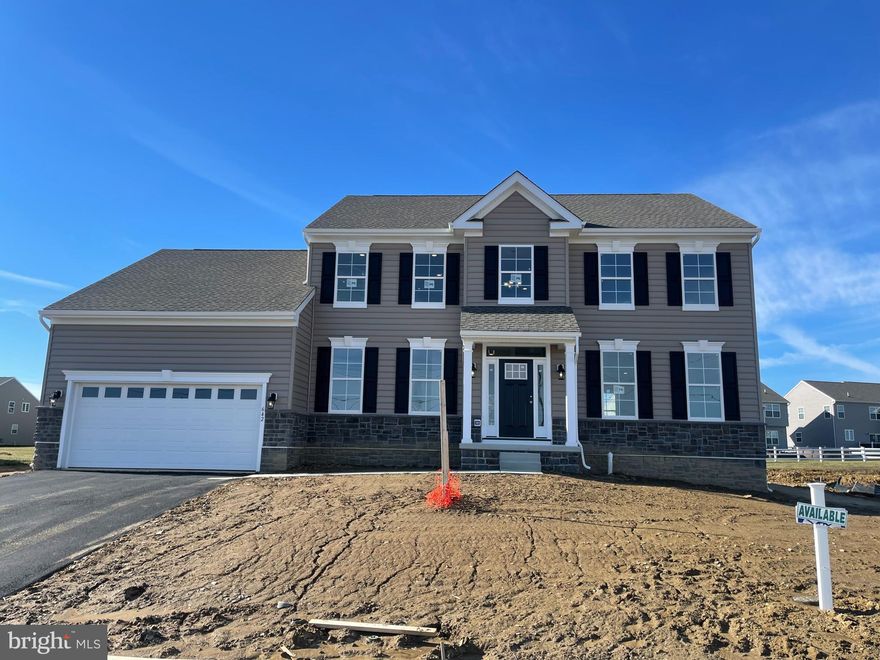 New construction without the wait. This gorgeous estate home has everything you could want and more! With four bedrooms and 2.5 baths, it ensures enough space for the whole family - and that includes a modern Study/Laundry Upgrade.  Additional features include an upgraded kitchen with island, gas range & granite counters; a 1st-floor powder room; a 3-piece basement rough-in with partially finished basement, and a roomy two-car garage. Make an appointment to tour it now.