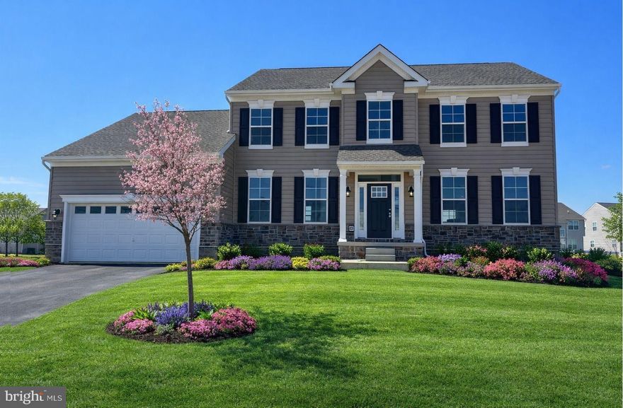 New construction without the wait. This gorgeous estate home has everything you could want and more! With four bedrooms and 2.5 baths, it ensures enough space for the whole family - and that includes a modern Study/Laundry Upgrade.  Additional features include an upgraded kitchen with island, gas range & granite counters; a 1st-floor powder room; a 3-piece basement rough-in with partially finished basement, and a roomy two-car garage. Make an appointment to tour it now.