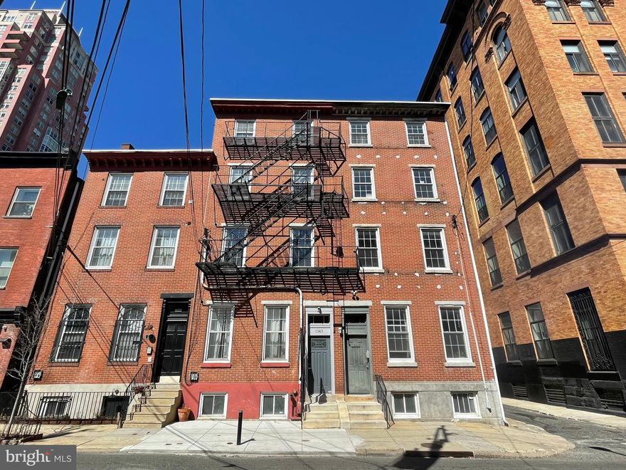 LOCATION! Welcome to 1343 Lombard St. #A. This gorgeous and sunny bi-level condo at Broad and Lombard is ready for its new owner. Enjoy south facing windows (meaning lots of light all day), central air, walk-in closets, a dishwasher, and so much more. Enter the unit to find your contemporary eat-in kitchen. Through the main hallway, there's a full bathroom and secluded bedroom. On another level is a cozy living area with your second full bathroom and bedroom. The two-floor layout works for a plenty of various living situations. Rent a monthly parking space in nearby garage or lot, or ditch the car and enjoy walking in the heart of Center City with access to subways, buses, and more. The 40 bus stops right outside, which you can take to CHOP/Upenn, and a BSL stop is directly across the street. The home is just steps from theaters, shops, restaurants, and cafes. We can’t wait for you to come by!