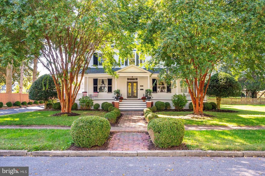 Charming Historic Home with Modern Luxury on a DOUBLE LOT!!!

Step into timeless elegance with this stunning 1900-built residence that seamlessly blends historic charm and modern sophistication. From the moment you arrive, the original brick walkways and inviting wrap-around porch—with a classic porch swing—welcome you to a home full of character and warmth.

Inside, the beautifully remodeled interior honors the home’s heritage while offering all the comforts of modern living. High ceilings, crown molding, original stained glass windows, and exposed brickwork preserve the historical charm, while thoughtful updates provide style and convenience throughout.

The grand entryway sets the tone with rich woodwork and architectural detail, leading into a spacious living room and dining room—each anchored by its own fireplace—ideal for cozy evenings or entertaining guests. The library/office features built-in bookcases, perfect for work or quiet reading, while the sunroom brings the outdoors in with walls of natural light.

The gourmet kitchen is a chef’s dream, featuring granite countertops, bar seating, skylights, and high-end finishes. Whether hosting dinner parties or enjoying a casual breakfast, this space is the heart of the home.

With 5 bedrooms and 3.5 bathrooms, there’s room for everyone. The second floor offers a charming sleeping porch, while the third floor boasts a private guest suite complete with a den, wet bar, two bedrooms, and a luxurious bath with a soaking tub.

Step outside to your own private retreat. This tranquil, rare & double fenced-in lot features mature trees, a patio with pergola, an outdoor fireplace, and a whimsical custom-built treehouse that kids (and grown-ups) will love. It’s the perfect blend of beauty, function, and fun.

A truly unique home that offers history, elegance, and exceptional outdoor living—schedule your private showing today and experience it for yourself.