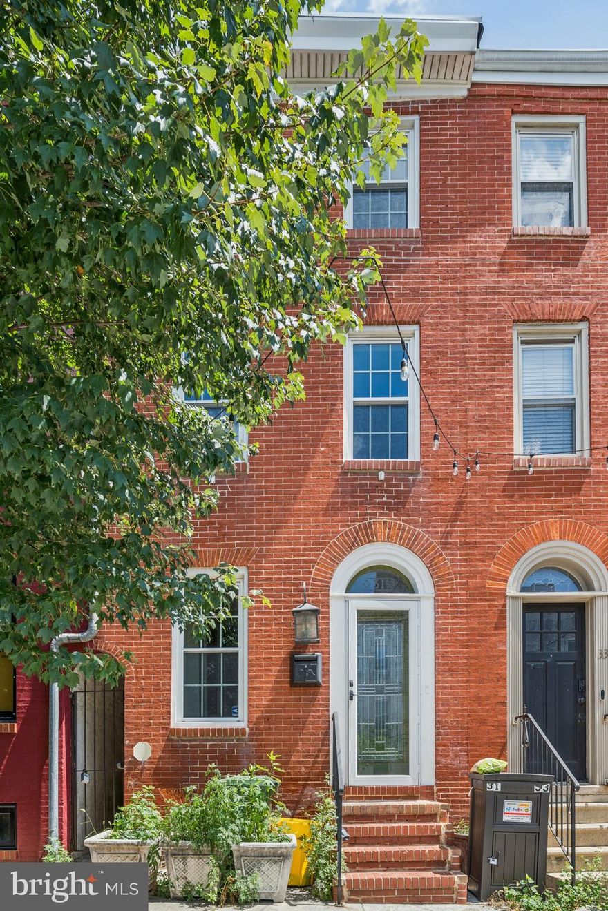 AVAILABLE NOW! OPEN HOUSE Saturday, October 25 from 11:00 AM to 3:00 PM. Discover this classic Upper Fells Point brick rowhouse, just minutes from Johns Hopkins Hospital, offering a perfect blend of historic charm and modern comfort. With four bedrooms, three full bathrooms, and nearly 2,000 square feet across three levels, this 1900-built home combines timeless character with modern updates including central air, ceiling fans throughout, and an in-unit washer and dryer.

Bask in abundant natural light in the open-concept living and dining area—perfect for relaxing or entertaining. With four well-proportioned bedrooms, everyone can enjoy their own private retreat, and one room could easily serve as a home office or study. Three full bathrooms make daily routines a breeze, and the kitchen boasts a gas range, ample cabinet space, and convenient in-unit laundry.

Living in Upper Fells Point means enjoying easy access to scenic Patterson Park and the lively Fells Point waterfront. Neighborhood cafés, restaurants, and everyday services are all within a few blocks, with public transit available for a quick commute downtown. Plus, plentiful on-street parking makes coming home stress-free. Schedule your private tour today!