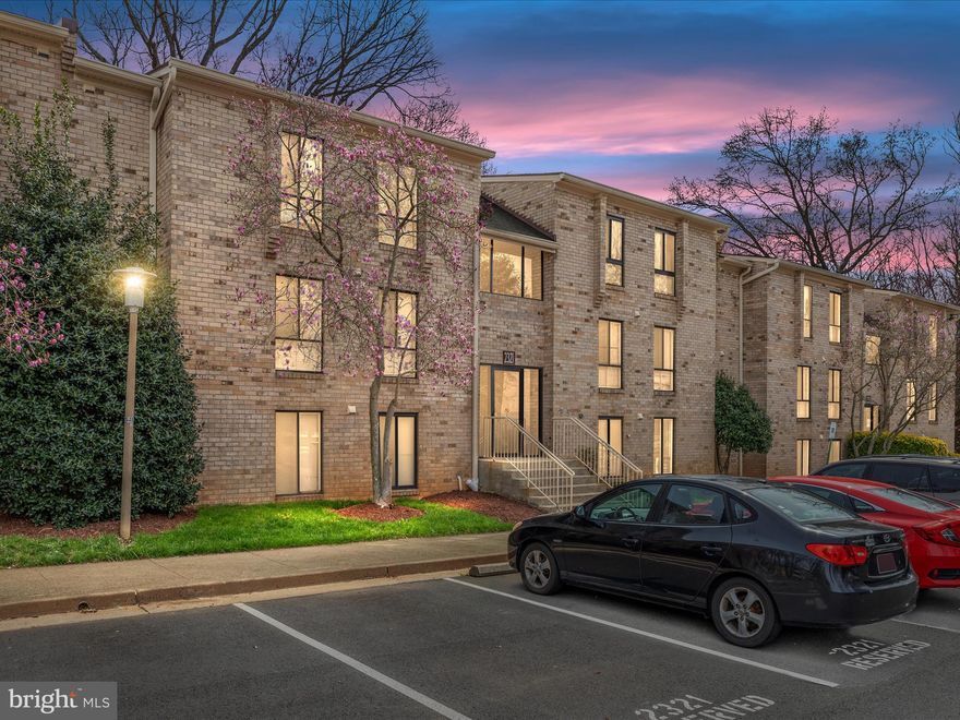 Charming two bedroom condo in the heart of Reston.  Close to shops and restaurants at Reston Town Center and Wegman's Grocery Store. Commuting made easy: Metro bus stop right out front of the neighborhood and close to two metro stations: ,Wiehle Metro and Reston Town Center Metro.
<br> <br>
This lovely home has been updated with fresh paint, new floors, kitchen refresh, washer and dryer.  The large family room overlooks the patio and lush treed common area.  There are two bedrooms, one has it own vanity and sink and a hall bath to share.  Washer and dryer are in the condo.  This condo comes with a storage closet and 2 parking passes (1 reserved and 1 permit spot).