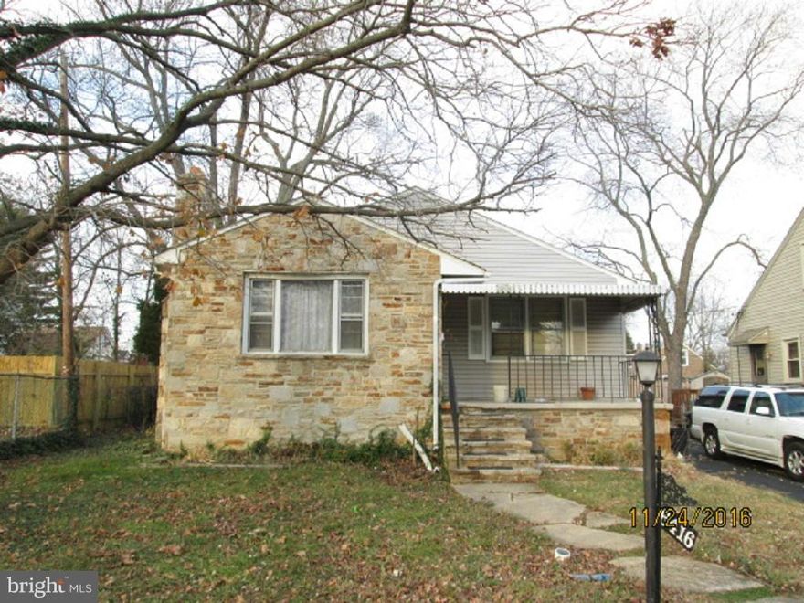 Stone Front bungalow with Full Stone FP and built in book case in Living Room. Separate Dining Room. Fully finished basement with full bath, family room and 4th bedroom.  Attic floored - could be finished for additional living space.  A fresh coat of paint and some TLC needed. AS is sale only - owners will make no repairs. Conventional, Cash or Rehab Loan only.