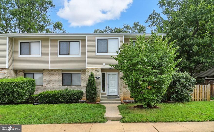 Welcome to 17 Bannock Court, a beautifully updated 4-bedroom, 2.5-bath end-unit townhome in the desirable Twelve Trees community of Randallstown. This spacious home features a brand new roof, brand new flooring throughout, a modernized kitchen with contemporary finishes, and freshly painted interiors for a clean, inviting feel. Each bedroom includes fresh carpet, and the bathrooms have been tastefully updated to match today’s style. Outside, enjoy a newly installed patio perfect for entertaining, along with brand new siding that enhances both curb appeal and durability. With over 1,700 square feet of living space and thoughtful upgrades throughout, this move-in-ready home offers comfort, style, and lasting value.