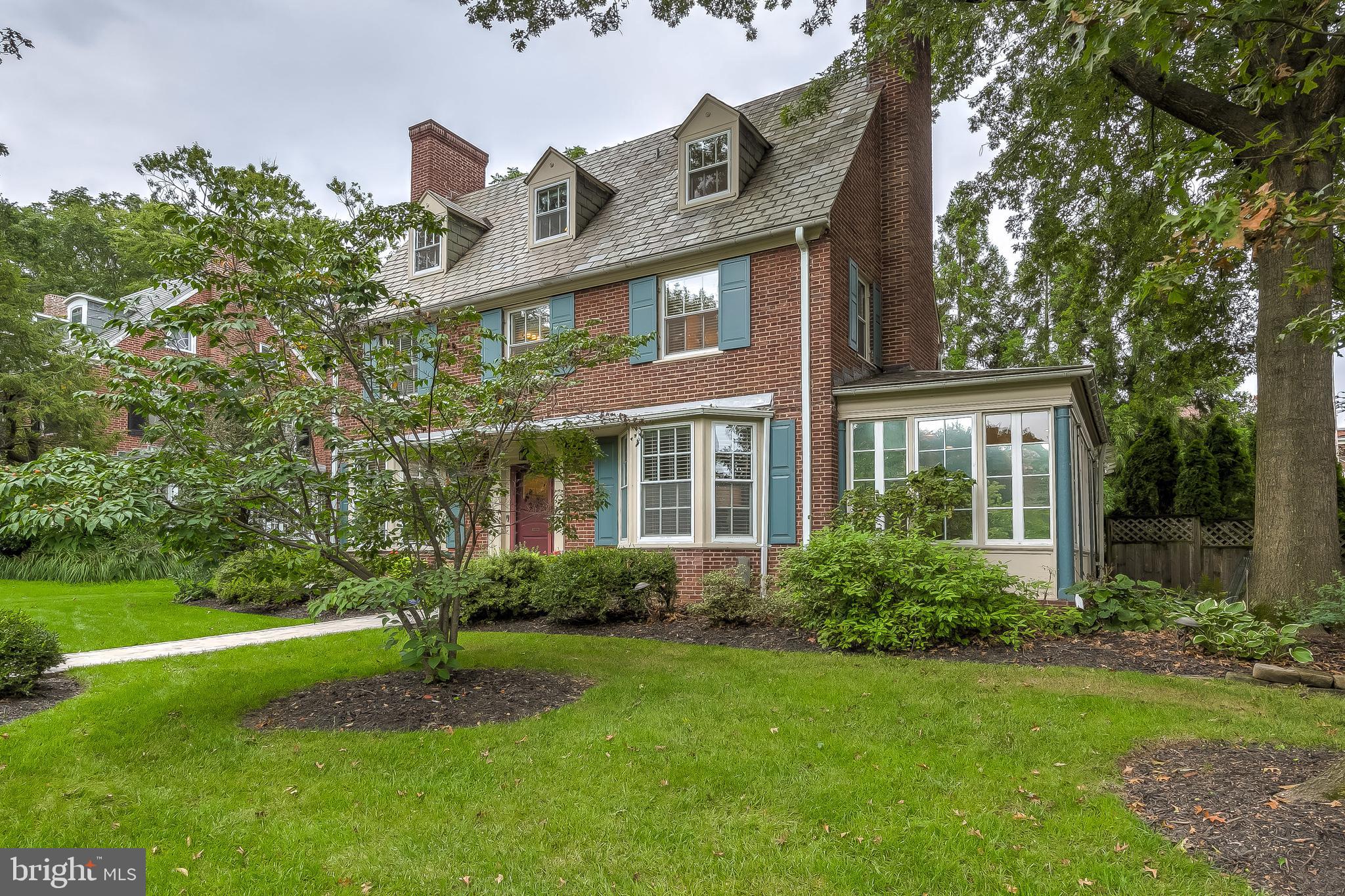 This Colonial beauty sits on a quiet tree lined street in Guilford. Enjoy a rare opportunity to tour this 5 bedroom home, with 3 full baths, and one half bathroom on the main level. Finishes include polished hardwood floors, updated kitchen and bathrooms, with modern fixtures and white and grey hues throughout. The stone patio off of the back of the kitchen offers a peaceful place to enjoy coffee in the mornings or a glass of wine at night. Fine landscaping accents the detached garage located on the rear of the home.