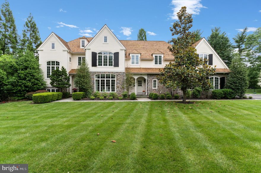 Spectacular Vaughan built Springhouse home situated on 1.6 acres. This home is move in ready and has been meticulously maintained.  Gleaming recently refinished hardwood floors.  Gourmet Kitchen with top of the line appliances.  Two sided fireplace.  5/6 Bedrooms, 5 full and 3 half baths. Master with two master baths and large walk in closets.  Beautiful Walnut hardwood on first floor have been refinished.    Entertain in this beautiful home and outdoor space.  Large pool, hot tub, outdoor fireplace, and built in barbecue with granite counter await you.   Theater, gym, massage room, den and bar area located on lower level. So many amenities there are just too many to list.  Homes like this don't come on the market often.  The pictures say it all.  Make this dream home yours today! *Seller is licensed real estate agent.