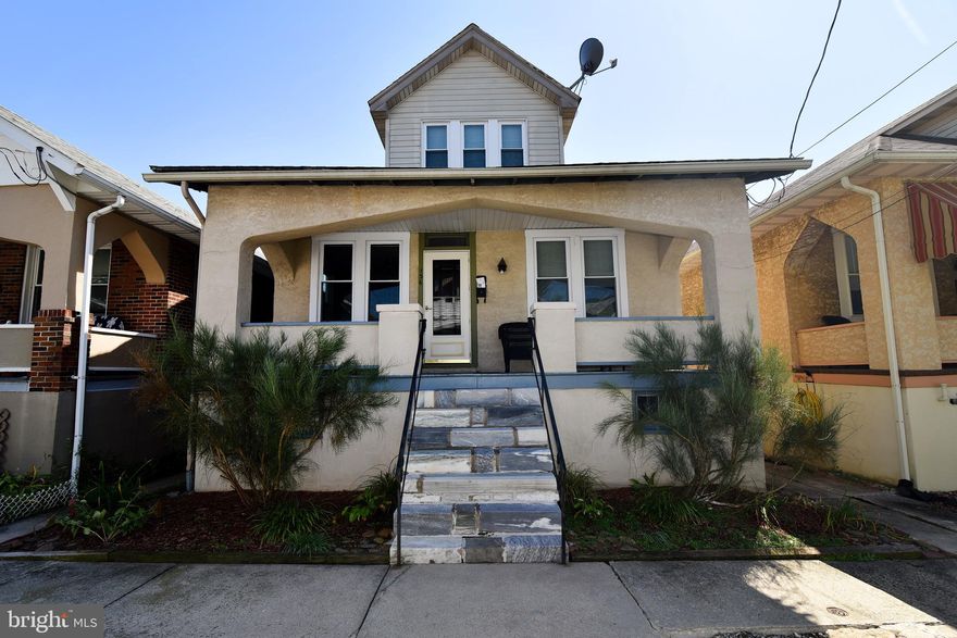 Must see home on a small street in Schuylkill Haven.  Beautiful curb appeal with stucco structure, marble steps to large covered porch.  Cape Cod style offers 2 bedrooms and full bath on the first floor.  Kitchen has plenty of storage and can be eat in.  There is an annex off the kitchen with additional cabinets and area for the refrigerator.  The second floor has 2 private spacious bedrooms with a center room for an office, playroom, etc.  There is also a separate storage closet.  The garage is on the lower level as part of the basement for parking ( a Ford Explorer fit)  There is driveway parking and plenty of on street parking.    Plenty of storage in the basement or whatever you might want to create. All windows are newer and the furnace was replaced in 2006.  Roof was replaced 2020. Covered back porch features a brick patio and small flower garden below allowing you to enjoy the outside no matter what the weather. Low maintenance yard plus a second garden area . This home is ready for your ideas and a little TLC. Come make it your own.  ( more photos to come )