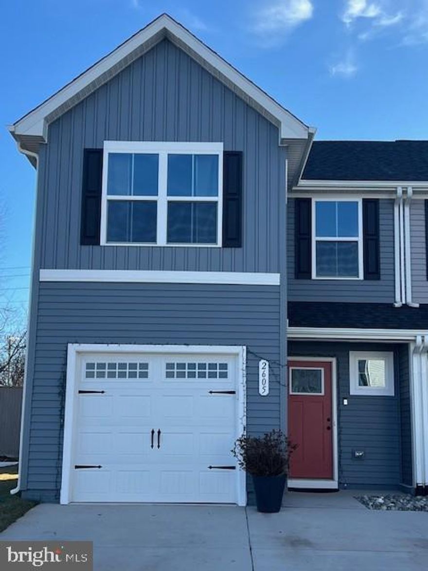 Welcome to 2605 Apricot Dr., A Nearly New, Move-In-Ready Townhome in the Sought After Laurel Park Community! This beautiful 3-bedroom, 2.5-bath exterior townhome offers modern living space and the convenience of an attached one-car garage, plus extra parking space located right next to the unit, making guest parking a breeze. Enjoy peace of mind knowing the roof, siding, appliances, kitchen, bathrooms, and flooring are all just one year old, ensuring low maintenance for years to come. Step inside to an inviting open-concept main level, featuring a spacious living and dining area with great natural light. The gourmet kitchen boasts granite countertops, brand-new stainless-steel appliances, a large kitchen island, and ample cabinet space. The first floor features luxury vinyl plank flooring, while the upper level is comfortably carpeted. From the main level, step directly onto the back patio, perfect for outdoor dining, relaxing, or enjoying the surrounding green space. Upstairs, you’ll find the conveniently located laundry room, two secondary bedrooms, and a full hall bath. The primary suite includes a walk-in closet and en-suite bathroom. Located in the desirable Laurel Park neighborhood, you’ll enjoy proximity to grocery stores, restaurants, coffee shops, and everyday conveniences. Commuters will appreciate access to major routes leading to Washington, D.C., Fredericksburg, and Charlottesville. Don’t miss your chance to own this Culpeper gem—modern, stylish, and truly move-in ready. Schedule your tour today!