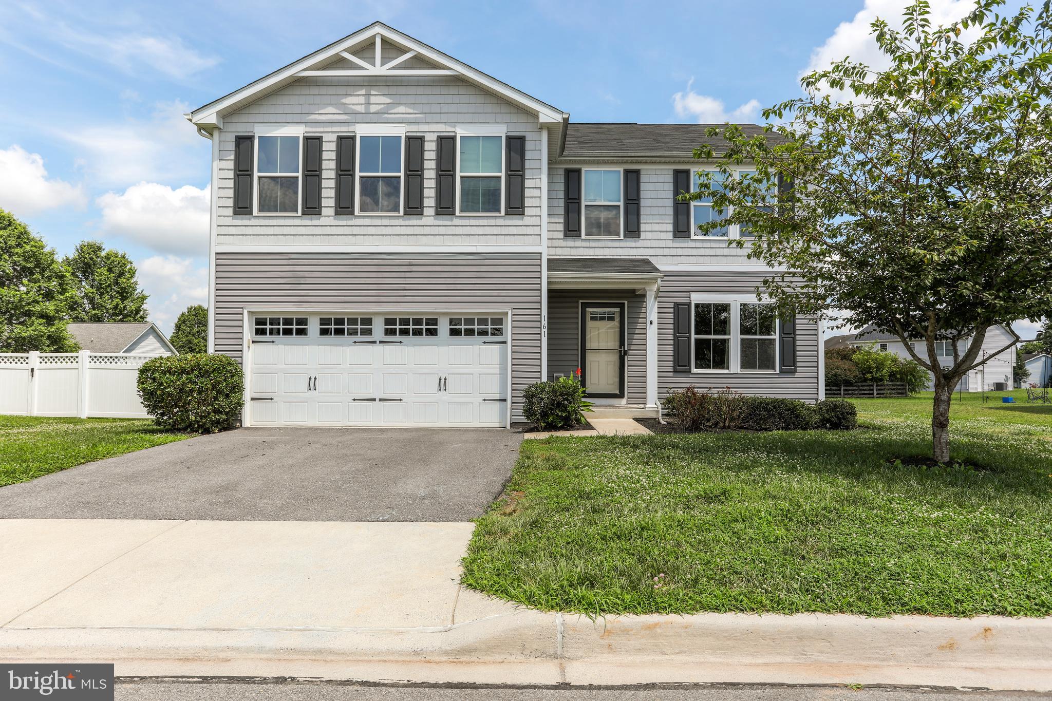 $15,000 Seller Concessions — Priced Below Appraisal!!! Located in the desirable New Arcadia Springs community, this beautifully recently updated 5-bedroom, 3.5-bath home blends comfort, space, and modern style in a peaceful neighborhood. Built in 2017 with over 2,300 sq ft of finished living space, the open-concept main level features a bright living room that flows into a spacious eat-in kitchen with brand-new stainless steel appliances, ample cabinetry, and a large center island—perfect for cooking and casual dining. Enjoy brand new LVP flooring throughout, fresh paint, and elegant custom archways that add a unique touch. Upstairs, you’ll find five generously sized bedrooms, including a luxurious master suite and a princess suite, ideal for families needing space for guests, offices, or hobbies. The full basement is roughed in for a bathroom and offers great potential for additional living space or storage. Outside, the home sits on a gorgeous lot and features a brand new 20x20 patio with a built-in fireplace, perfect for entertaining or relaxing evenings. Fresh mulch beds wrap the home, adding great curb appeal. Enjoy a two-car garage, driveway parking, and quick access to Route 9 for easy commuting into Maryland or Virginia. Just minutes from shopping, schools, and local amenities—this home truly has it all!