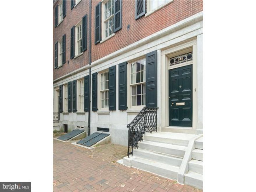 Large and fabulous Historic residence built in 1831 by Stephen Girard, prominent AM Banker, Philanthropist and Financier of the War of 1812. The home has fantastic scale, light, elegance and many original details. Carefully restored and preserved, this wonderful 5200 square foot residence offers large, formal spaces. Living and dining room with original mellow southern pine floors, plaster molding, elegant King of Prussia marble fireplaces and a gorgeous, original winding stairway. 4 bedrooms, 4 baths. The house connects in the rear to a most charming 3 story cottage/guest house with elevator, beautiful kitchen, sitting room, 3 lovely rooms on the 2nd floor and a bedroom suite on the 3rd level. This section of the home can be joined to the main residence with very little effort. There is a large landscaped garden with an entrance to beloved 3 Bear Park. This home has to be seen to be fully appreciated. A rate opportunity! There is one deeded parking space 1/2 block away with an annual fee of $1,000.