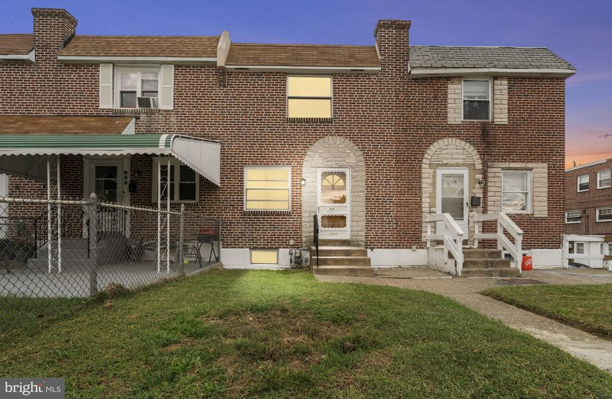 Welcome to 837 Grant Road, Folcroft!
Perfect for a first-time homebuyer, this 3-bedroom, 1-bath home offers  plenty of potential. Unlike many of the neighboring rowhomes, this property features central air conditioning to keep you comfortable year-round. Enjoy the convenience of your own garage and rear driveway, providing both parking and extra storage.

Located just minutes from local shopping, the airport, and major highways, this home is only a 20-minute drive to Center City Philadelphia—making your commute a breeze.

Whether you’re looking to settle into your first home or invest in a property with great value, 837 Grant Road has all the essentials and more.