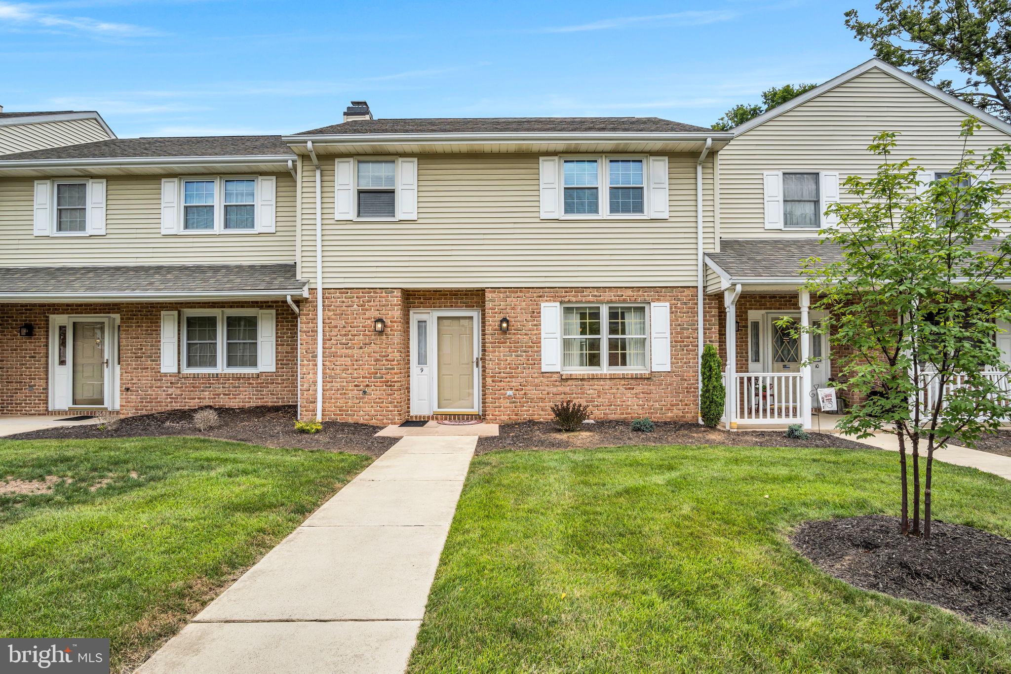 Welcome to 9 Garland Court, located in Carlisle, PA. This townhome features 2 bedrooms, 2.5 baths, a great layout consisting of a comfortable living room, formal dining room, and kitchen. This home features an additional room that is not typical for these townhomes, a bright sunroom overlooking your private courtyard offering direct access to the oversized two-car garage. The garage has built-in storage closets, providing convenient storage space. The upstairs features two bedrooms and 2 full baths. You will love the pristine community that feels secluded and quiet, with easy access to major highways, a hospital, medical services, and shopping located nearby.
The HOA is $140 per month and includes lawn care, snow removal, and exterior maintenance, providing easy and low-maintenance living. A one-time Initiation fee is $280
Professional photos to be uploaded on Thursday, July 24, and an Open House is scheduled for July 27 from
1-3 PM