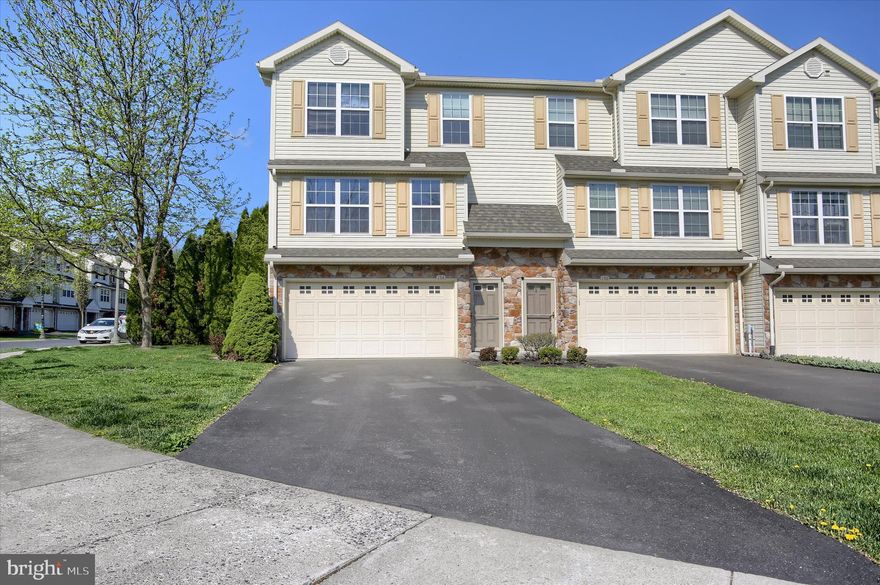 Highly desirable end-unit townhome, located in Maple Glen, offering 3 bedrooms, 2.5 baths, plus a den and dedicated office, with a spacious two-car garage and convenient guest parking just steps away.

This light-filled home welcomes you with an airy entryway featuring hardwood floors. The oversized living room showcases luxury vinyl plank flooring, crown molding, a ceiling fan, and an abundance of windows that bring in natural light. A first-floor powder room adds convenience for guests.

The kitchen is well-appointed with hardwood flooring, recessed lighting, gas cooking, a center island with seating, and double sink.    The separate dining room is bright and inviting with double windows and sliding glass doors that lead directly to the second-story deck, perfect for outdoor enjoyment.

Upstairs, the spacious primary suite features a ceiling fan, large walk-in closet, and an updated en-suite bath with a brand new walk-in shower. Two additional bedrooms, both light and bright with ceiling fans, share a full hall bath. The second-floor laundry room adds everyday convenience.

The lower level walk-out space offers incredible flexibility with a den, private office, and additional storage space, ideal for today’s lifestyle needs.  These two spaces can be converted into one larger room or be used for multi-generational living.   

Two-car garage, plus BRAND NEW heating/air conditioning unit.   

Located in a beautifully maintained community with a charming gazebo entrance, this home combines space, functionality, and a prime setting.  Close to local shopping, highways (81, 22, 39, 743), and schools.