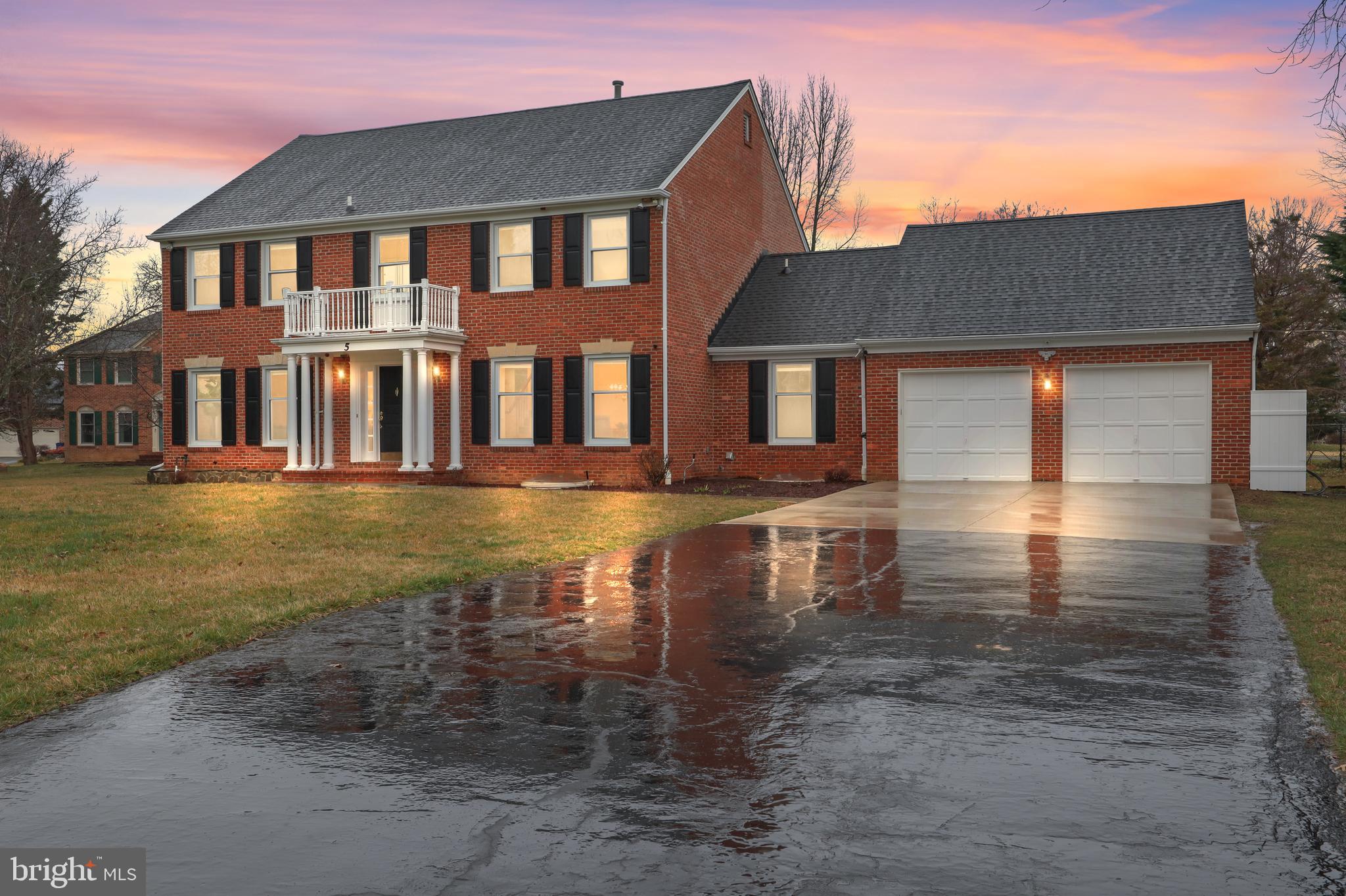 Newly updated spacious 6 BR colonial, less than half mile from Potomac Village! The marble tiled foyer with two levels of oak hardwood floors; family room w/gas fireplace. The large primary suite comes with a fireplace and extra space to use for storage. The bright eat-in kitchen with new appliances and beautiful new finishes opens into a breakfast nook. Having a mudroom off the garage with laundry saves time and is the ideal preventative Covid layout feature. The huge, finished lower level has its own entrance, kitchen and two legal bedrooms perfect for in-law suite. This house has been meticulously maintained and challenges the most discerning buyers. The new large deck and new roof w/gutter guards will have a hassle free living experience.