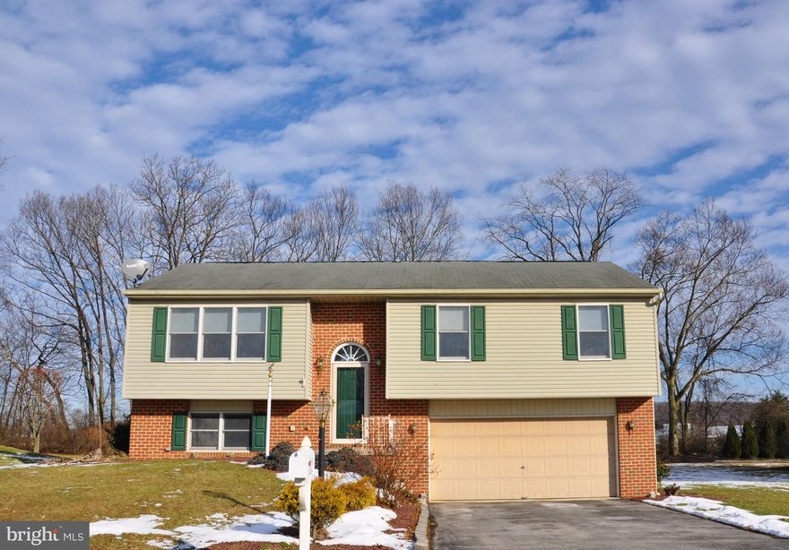 Country Views and Modern Convenience are just the bonus you get with this Beautifully maintained Split foyer w Finished Basement, Master Suite, and 2 Car Oversized Heated/Cooled Garage. Large flat yard to enjoy views and nature.  Quick Easy access to I-83 and Rt. 30.  This home is SPOTLESS, with Major Systems UPDATED, and ready for you to move right in. 10 min to York, 20 min to HSBG, 60 min to Balt.  Do Not Hesitate in this market, call Dave VanArsdale for a personal tour today!