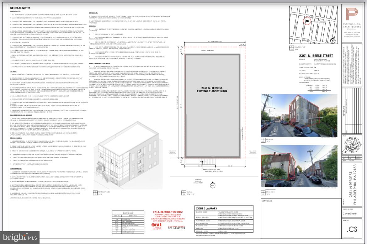 2351-53 N Reese St – 4-Unit Development Opportunity
This double-lot property is fully approved for 4 residential units and ready for development. Currently a standing structure, it offers a strong foundation for a value-add investor or builder to bring a multi-family project to life. Located in a rapidly growing area of North Philadelphia, just minutes from Temple University and key transit lines, this is an ideal opportunity to capitalize on strong rental demand. Approvals in hand—just bring your vision.
