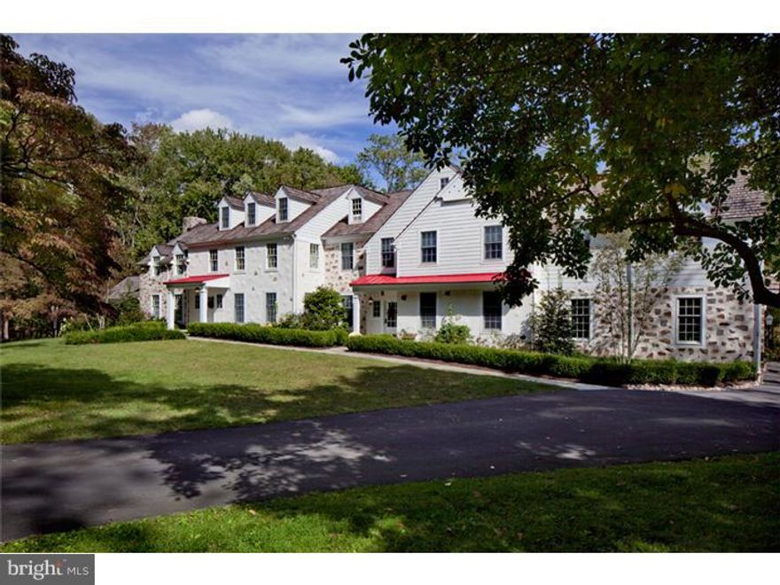 Exquisite expanded and renovated Farmhouse Estate,located on a picturesque 10 acre parcel on a quiet street in desirable Easttown Twp. Perfectly executed casual elegance with a modern flair,   every room in this meticulously maintained residence shows like a model. Better than new construction, the recent addition includes the open floor plan and family spaces desired by today's buyers while the charm and character of an older home was preserved during the renovation of the original sections. A Spectacular Kitchen,a Master Retreat that compares to a suite at a five star hotel, fabulous bathrooms and gorgeous random width white oak flooring throughout are just a few of the many special features. Third Floor Bunk Room, a Full Basement ready to finish & a partially finished room above the Detached Garage could easily offer additional living space if needed.  Geothermal Heat & AC provide significant savings on utilities.