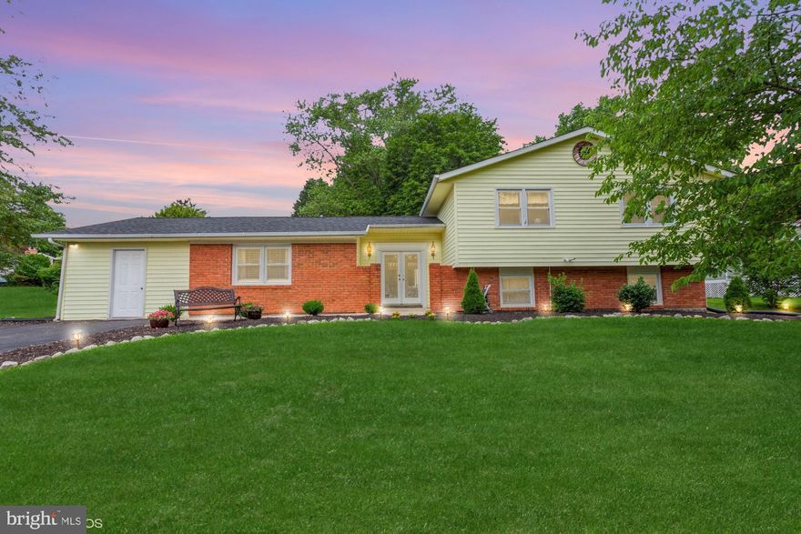 Welcome Home! Almost 2,900sf of finished living space in this sprawling split level!
The sun is hot, so come on down to the coolest house in town! Suit up and get ready for hosting pool parties in your new backyard! Up to 5 bedrooms, 2.5 bathrooms on a corner lot in Bel Air’s convenient Camelot neighborhood! Walk through the main glass double-door entryway that has a mid-century modern vibe and into the large breezeway. Plenty of room for a table and bench to drop off keys, coat, handbag and shoes! On this level there is a unique and separate area that would make a perfect office, au-pair room, teenager hangout, hobby room, or second primary bedroom along with a half bath. The breezeway’s second set of double glass doors lead to your backyard! More on that later….

Going up a few steps you will find the kitchen, dining room, living room, office nook, primary bedroom with full bathroom, two additional bedrooms, and a full bath off the main hallway. The kitchen has white cabinetry, a complementary dark wood island with granite, and an open breakfast bar. From there you can view the beautiful dining room and living room.

On the lower level, you will find a large family room with wood-burning fireplace. Plenty of room for both a movie viewing area and a game area. There are glass sliding doors to the covered side patio. Next to this room is a huge flex room currently set up as a guest room with walk-in closet. Completing this level is the large laundry with storage and utilities.

But let’s get back to the important part….the backyard! Come and see this beautiful inground pool with a gorgeous, brand new liner! This is a large, fenced yard with trees for added privacy. An additional attached room could be used as a changing room, pool party room, or just an extra storage room. There is also a shed and some newer privacy fencing. Your driveway could accommodate up to seven vehicles for you and your party guests. No HOA! Book your tour today!

New HVAC (2018); New Roof (2018); Updated Landscaping (2018); Refrigerator w/interior ice maker in White (2020); New Pool Liner (2021); New Pool Filter System (2020); New Pool Pump (2019); New Kitchen Island (2019); Fresh Paint (B-BALL HOOP, WICKER FURNITURE, FIRE PIT, SOME TOOLS IN SHED, SOME SHELVING UNITS, POOL EQUIPMENT CONVEY)