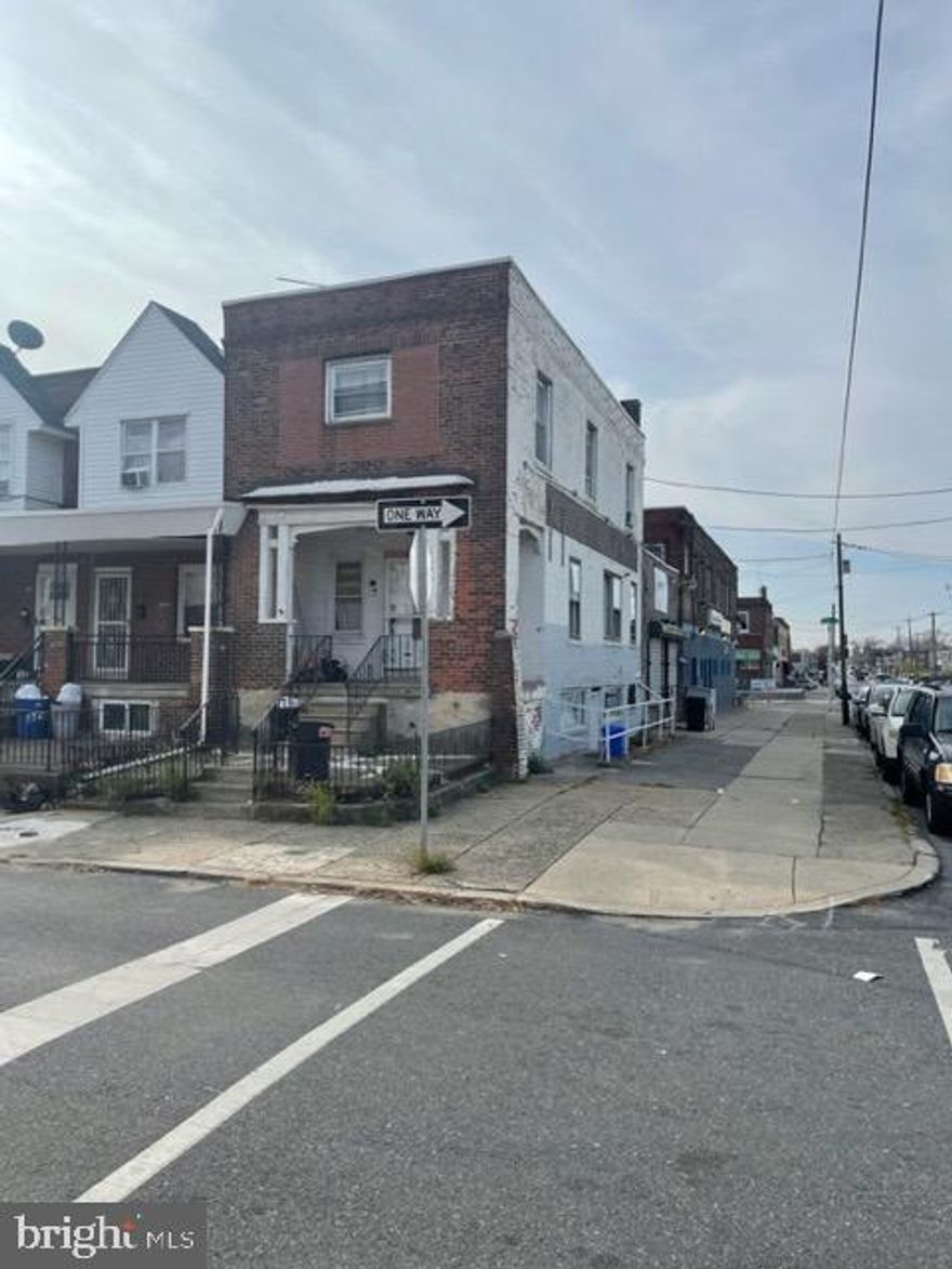 2500 Hobson St, Philadelphia, PA
Discover a rare mixed-use investment opportunity in a prime Philadelphia location offering both residential and commercial income potential. This strategically positioned property presents the perfect value-add project for an investor ready to unlock serious cash flow.
The main house is currently utilized as one residential unit.. With the right vision and renovations, there is potential to explore converting the basement into an additional unit (buyer to verify zoning and use), creating even greater income potential. This is a true fixer-upper — but for the savvy buyer, that means opportunity. Once renovated, this property has the ability to generate strong and consistent returns.
In addition to the residential space, the property features a versatile commercial unit. Positioned for high visibility with steady foot and vehicle traffic, the storefront offers excellent exposure for a variety of business uses. Its strategic placement makes it highly attractive to potential tenants looking to capitalize on the area's activity and accessibility.
Located in a high-demand section of Philadelphia, the property benefits from ongoing growth, increasing property values, and strong rental demand. Close proximity to public transportation, major roadways, commercial corridors, and neighborhood amenities enhances both residential and commercial leasing potential.
The combination of residential and commercial components provides diversified income streams, reducing risk while strengthening long-term investment stability.
This is an ideal opportunity for investors looking to renovate, reposition, and build equity in a growing market.
Bring your vision. Unlock the upside. Reap the rewards.