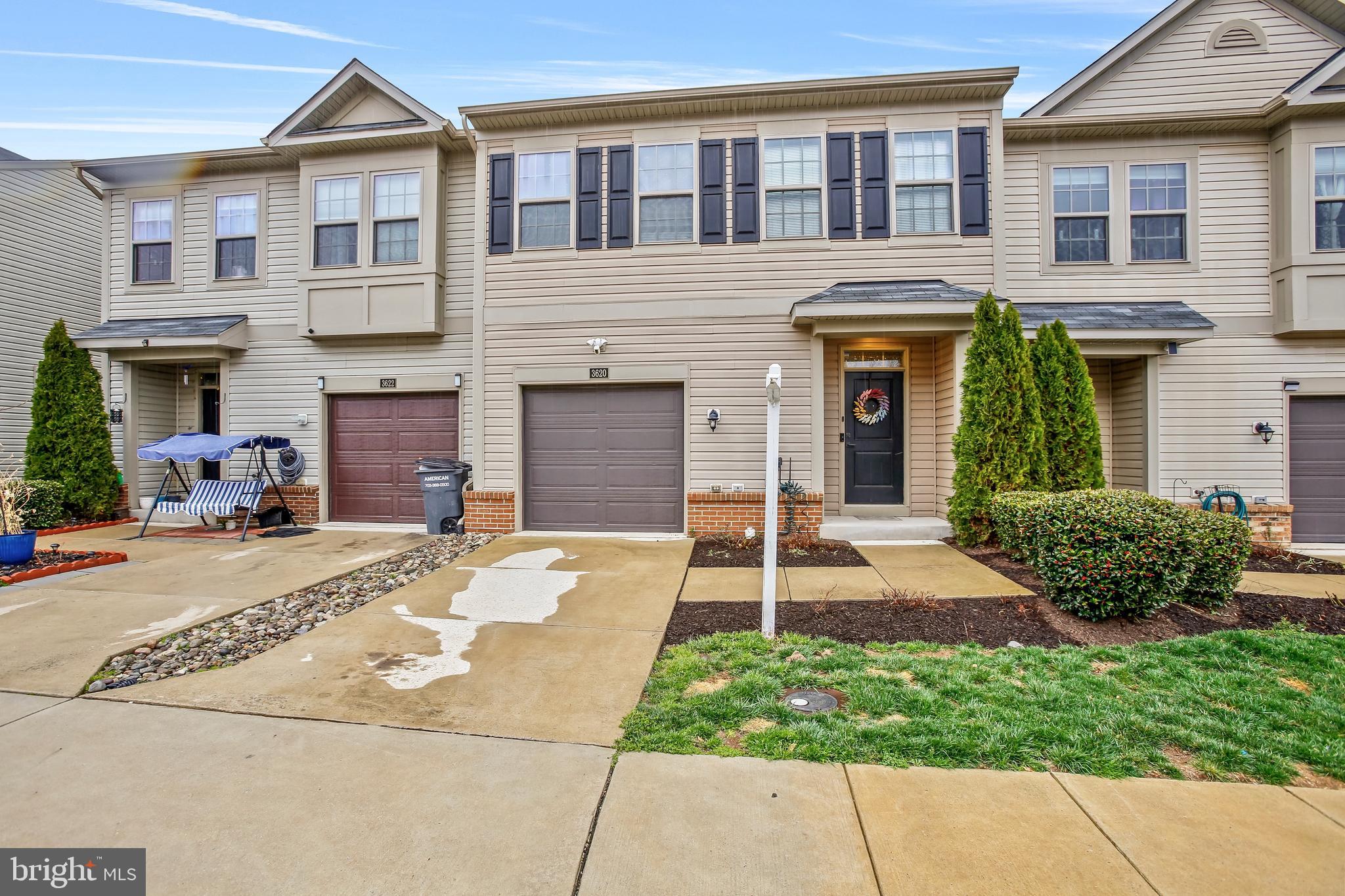 Welcome to 3620 Chippendale Circle, a beautifully maintained townhome nestled in the desirable Hampton Square community of Woodbridge, Virginia. This spacious residence offers three levels of comfortable living with 3 bedrooms and 3.5 bathrooms, thoughtfully designed to meet the needs of modern lifestyles. From the open-concept main level to the finished lower level with a full bath and flexible living space, this home combines functionality with style.
Hampton Square is a sought-after neighborhood known for its quiet streets, well-kept homes, and family-friendly atmosphere. Residents enjoy access to community amenities including playgrounds, walking trails, and open green spaces perfect for outdoor relaxation or casual weekend strolls. Commuters will appreciate the location's convenience, with quick access to Route 234, I-95, and the Prince William Parkway, making trips to Quantico, Fort Belvoir, and Washington, D.C. efficient and stress-free. The nearby Virginia Railway Express (VRE) station provides an excellent alternative for those who prefer train travel into the city.
Just minutes away, the vibrant Stonebridge at Potomac Town Center offers a wealth of shopping, dining, and entertainment options including popular restaurants, boutique shops, and a movie theater. Additional attractions like the Alamo Drafthouse Cinema, Potomac Mills Mall, and the scenic Occoquan Bay National Wildlife Refuge ensure there’s always something to see or do. Whether you're heading out for a gourmet meal, enjoying a relaxing walk along the water, or catching a show, you'll find it all nearby.
3620 Chippendale Circle presents a unique opportunity to enjoy low-maintenance living in a location that blends suburban comfort with urban convenience. With its ideal layout, vibrant community, and proximity to everything Northern Virginia has to offer, this home is one you won’t want to miss.