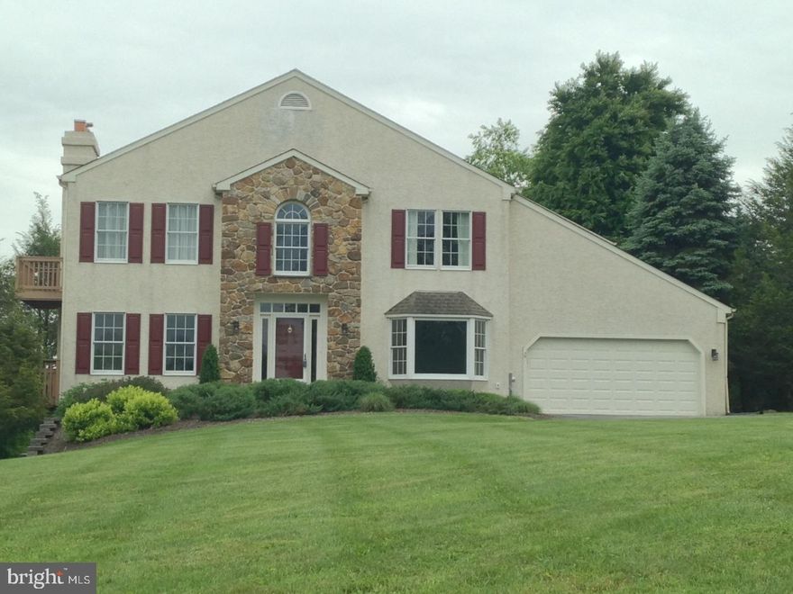 This property is in a small community in an open country setting with beautiful views and large well landscaped areas. The townhouses are arranged in five triplex buildings that appear to be large individual houses. The community is approached from the road via a long entrance drive lined with flowering trees. This well-maintained unit is the first you see upon entering and has, by far, the best setting. The views from the windows inside are Chester County at its best. Come see for yourself! The townhome was once the model home and has custom millwork, hardwood floors, three full baths, walkout finished basement, two fireplaces, TREX deck and balcony. The Pocopson Park with hiking trails and play equipment is within walking distance. And you are just minutes to a multitude of nearby cultural attractions to entertain yourself and your guests for a day or a week. The same goes for shopping and main routes to employment centers and airport. All this and in the award winning Unionville-Chadds Ford School district to boot!