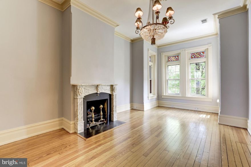 NEW PRICE! This Grand Capitol Hill 1878 Victorian boasts 4200+ sq ft! Turn this traditional gem into your forever dream home. Steps from The Supreme Court & Congress. Original hardwood pine floors, high ceilings on all levels, 5 fire places, ornate crown molding, gorgeous pocket doors, & abundant skylights. 5 bedrooms, 3 full baths, 2 half baths on main level. Massive 1200+ square foot master suite with luxury spa steam shower & jacuzzi. Meditation room, outdoor shower, custom kitchen fit for the finest caterers, hand-carved handrails, and large off street parking space.  Spacious basement with 1 bed 1 bath has certificate of occupancy, seperate laundry and ample extra storage accessible to basement and main house