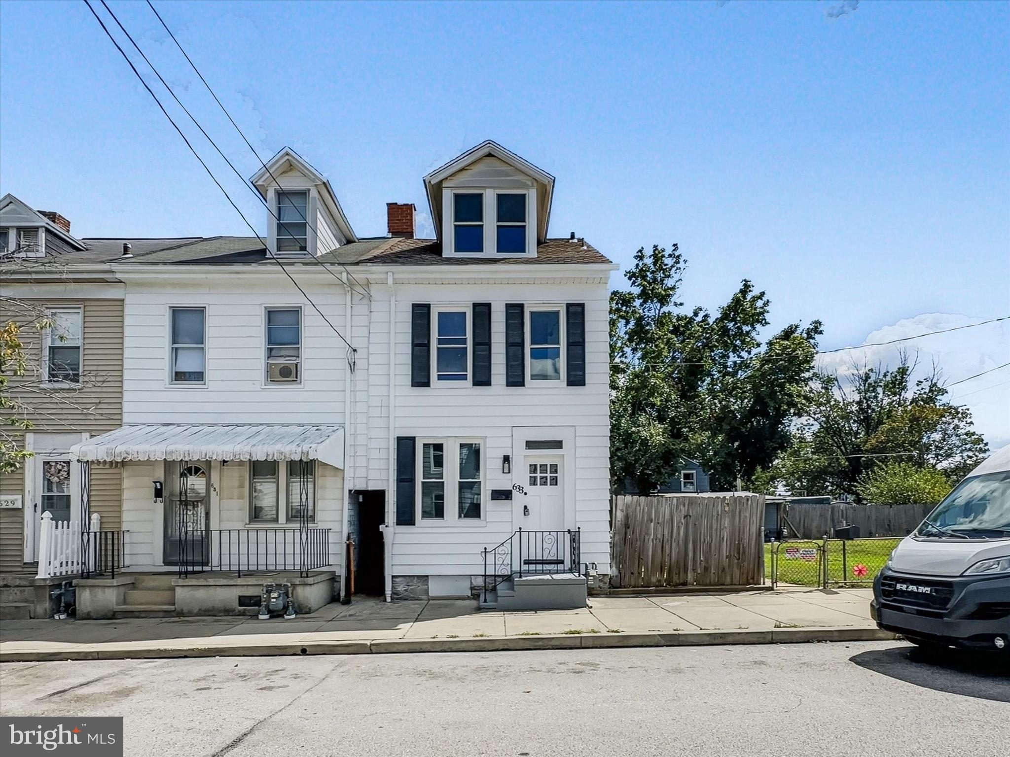 Welcome home! 633 Vander Avenue in York awaits! This fully renovated, end of row home offers all of the upgrades you're looking for at an affordable price! This property includes a nice size living room, separate dining room, brand new custom kitchen with quartz counters, tile backsplash and stainless appliances, four bedrooms, one bathroom, a full basement providing additional storage space, and a great yard. Located within the York City School District, this home is within walking distance to Bob Hoffman stadium, playgrounds, parks, and so much more. New flooring and paint throughout. Brand new AC and new windows! Offering a solid opportunity for those seeking a well-sized , renovated property in a central location you do not want to miss this beauty. No credit? Low credit? Self-Employed? Ask about flexible seller financing options! Call today and begin your new chapter of home ownership!
