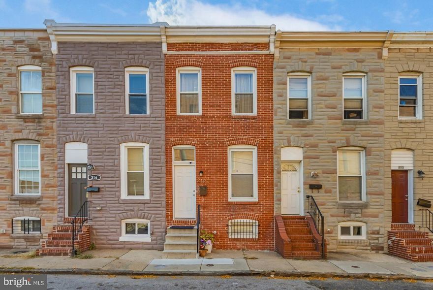 This delightful sun-drenched abode is perfectly situated between Patterson Park and Johns Hopkins Hospital.

Step inside to find a sleek, updated kitchen boasting stainless steel appliances, stunning countertops, and brand-new cabinets providing ample room for all your culinary experiments. Venture further to uncover a quaint foyer leading to your very own fenced backyard oasis.

Upstairs, you'll be greeted by bedrooms adorned with fresh carpeting and spacious closets. The primary bedroom steals the show with its ensuite bathroom, ensuring convenience and privacy.

Downstairs, the basement beckons with boundless potential — whether you're in need of extra storage or envisioning a cozy recreation room or home office. Complete with a sump pump and washer and dryer included, this home has everything you need.

Plus, with central air conditioning and a high-efficiency gas furnace, modern comforts are at your fingertips.