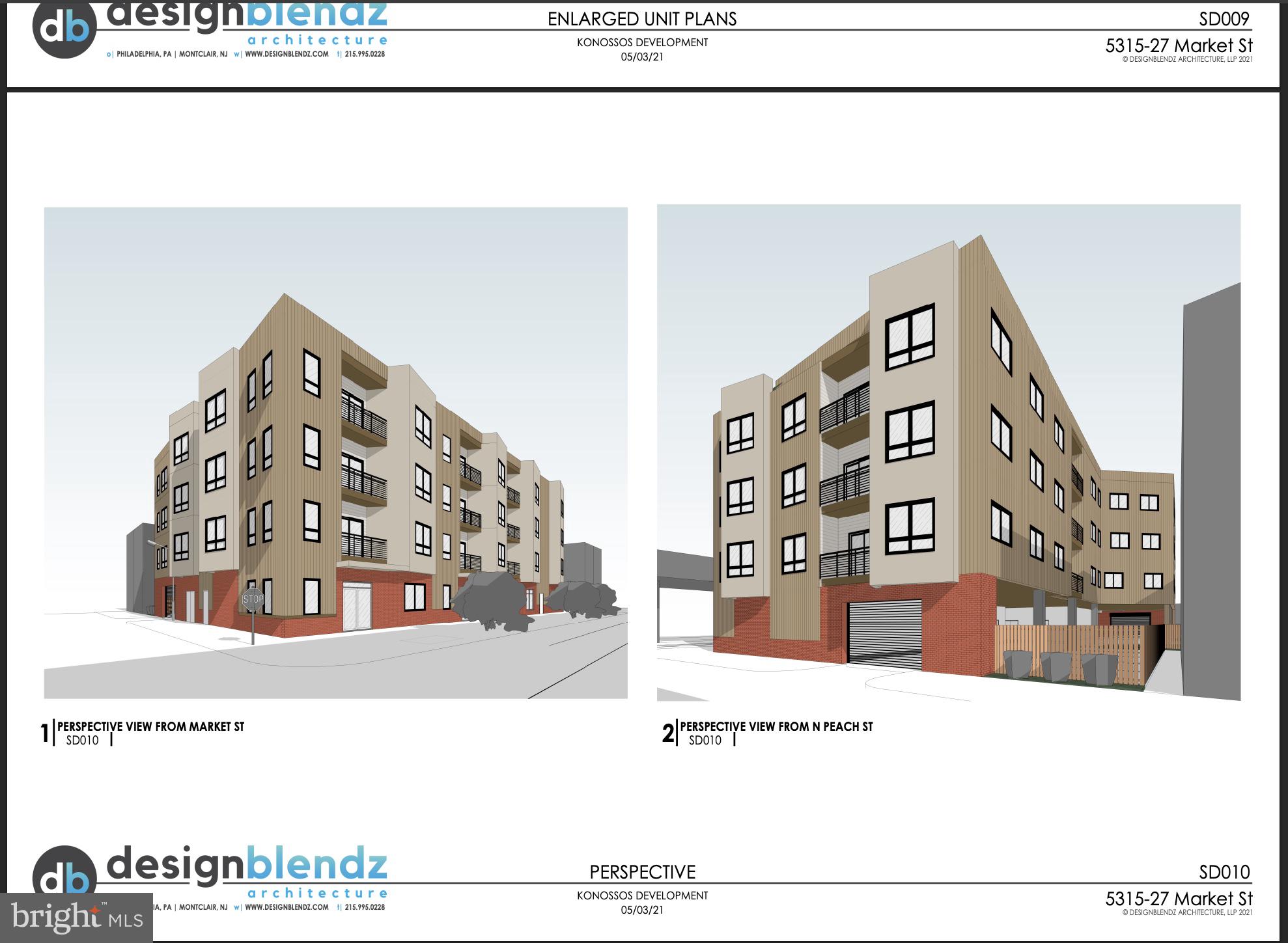 Great development opportunity in a fast appreciating area with new development all around it.
5315-27 market Street is a 116 foot by 91 foot corner lot with CMX-2 zoning allowing a PROPOSED FOUR STORY BUILDING CONTAINING 27 DWELLING UNITS, GROUND LEVEL COMMERCIAL
SPACE AND 9 PARKING SPACES BY RIGHT (No variance needed). It is within a Qualified Opportunity Zone area, creating a variety of possible strategies to capitalize on your investment. Schematic plans available. Building permits still needed. Drive by and envision your future project,