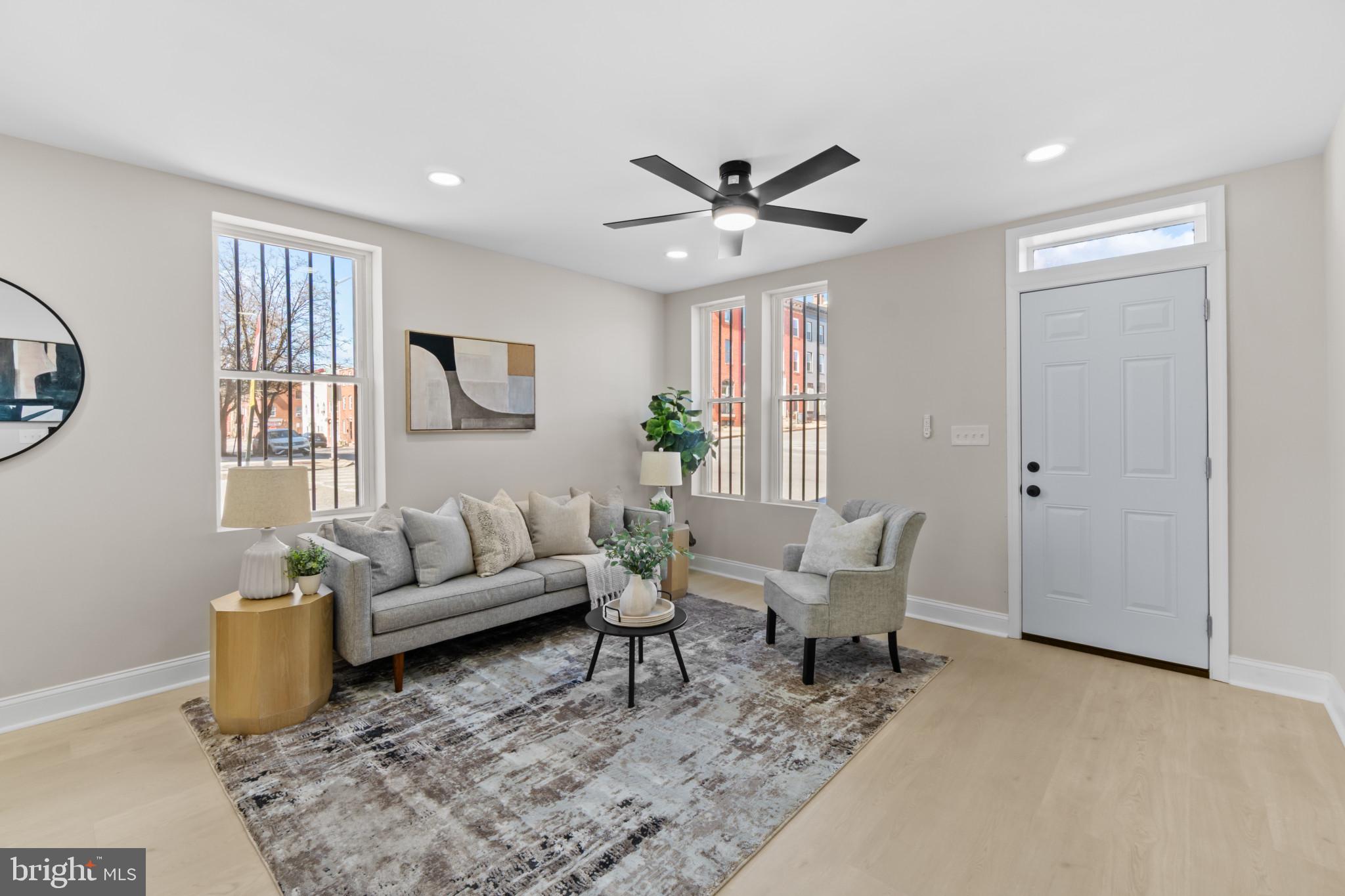 This beautifully rehabbed 3-bedroom, 2-bathroom home offers modern upgrades and a bright, open layout. Step inside to brand-new flooring and plush carpet, creating a warm and inviting atmosphere. The gourmet kitchen boasts new cabinets, sleek quartz countertops, and stainless steel appliances, perfect for cooking and entertaining.
The open floor plan allows for seamless flow, with tons of natural light enhancing the spacious design. A brand-new HVAC system ensures year-round comfort. Downstairs, the fully finished basement provides the ideal space for a recreation room, home office, or additional living area.
Move-in ready and stylishly upgraded—don’t miss the chance to make this your dream home!