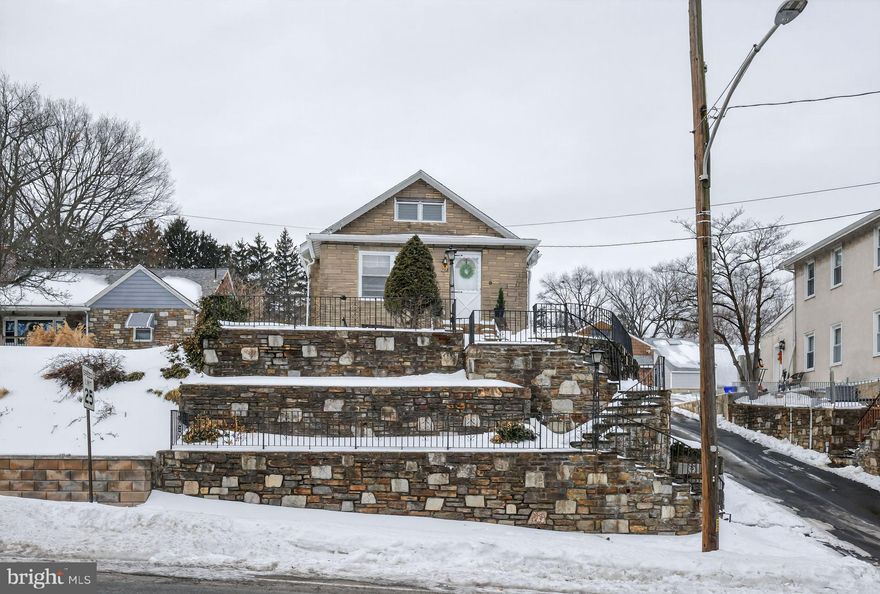 3 Bedroom 1.5 Hidden Gem ranch home with oversize detached garage on a large lot in Glenside.  Property has original hardwood floors in excellent condition which extends throughout living space.  Property contains plenty of windows which lets in plenty of natural light throughout home.  Free flowing floor plan with large kitchen with gas cooking off back of home.  3 Spacious bedrooms and large full bathroom with tile throughout.  There is a full size attic above house which could be finished into a bonus room or 4th bedroom.  Additionally there is a full size unfinished basement with a half bathroom and a newer gas boiler.  The oversize detached garage in rear contains space for at least 4 vehicles (2 wide and 2 deep) with heigh ceilings which would allow for a lift if a buyer is a mechanic or contractor/handyman who needs storage.  Property is an Estate Sale.  Make your offer today!