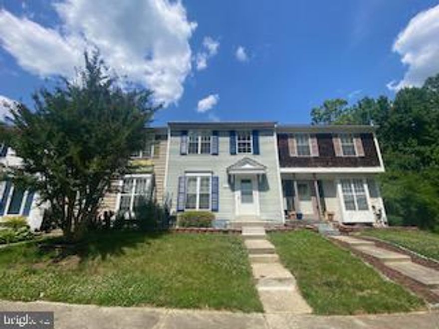 Multiple offers received.  We are waiting on seller to make a decision.  MLS is current and will be updated as soon as there is a change in status or when an offer has been selected.

Great townhouse located in Lake Village Manor, close to Bowie town center, restaurants, movie theater, and retail stores.   Spacious home with an open floor plan, walk out basement with a full bathroom.  The doors look to be new, the upstairs bathroom has been recently renovated.    A little TLC will make this house shine again.  Home bing sold AS IS.