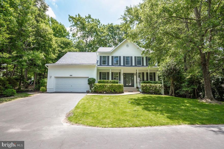 Hurry, don’t miss your chance to own a rare half-acre lot in the highly sought-after Pepper Ridge!  This beautiful home will not last long.  Very quiet and peaceful cul-de-sac and beautiful green wooded lot with tons of privacy.   Many added extras and meticulous maintenance.  Brand new 30-year warrantied roof installed December of 2021!  Space for everyone in this beauty: family room opens to kitchen with eating area; formal living & dining rooms, w/French doors in-between, and a 65-inch Samsung Smart TV that conveys; PLUS 5th bedroom or office with 15-light door!  Four good-sized bedrooms upstairs; spacious master suite has a HUGE walk-in closet with access to unfinished space over the garage doubling the closet size, a linen closet, and master bath.  The new luxury vinyl plank flooring throughout the entire house is waterproof and scratch-resistant with a warranty.  Custom items added during the original construction include more height in the unfinished basement (with full-size windows for lots of light), added insulation for soundproofing, and an 8' garage extension!   The mudroom has a nice Samsung front-loading washer and dryer that convey, a laundry sink, and storage shelves.  1100 sf walkout basement with patio at the exit and a custom radon mitigation system installed.  Partially framed bathroom with Rough-in bath plumbing already in place for a head start on finished dream basement!  The deck is perfect for summer fun and entertaining, enjoying your premium half-acre lot backing to trees, and a nice firepit to enjoy as well.  Dual-zone HVAC, with a gas furnace for main & basement, and new heat pump in the attic; programmable thermostat.  Smoke-free home, with electric air scrubbers on the HVAC for allergy sufferers!  Oversized 2-car garage for storage & toys.  This excellent Pepper Ridge of Wildewood property offers walk/jog lanes, rec fields, and a pool you can join with clubhouse and tennis courts.  Enjoy a peaceful street with wonderful neighbors by making it yours today.