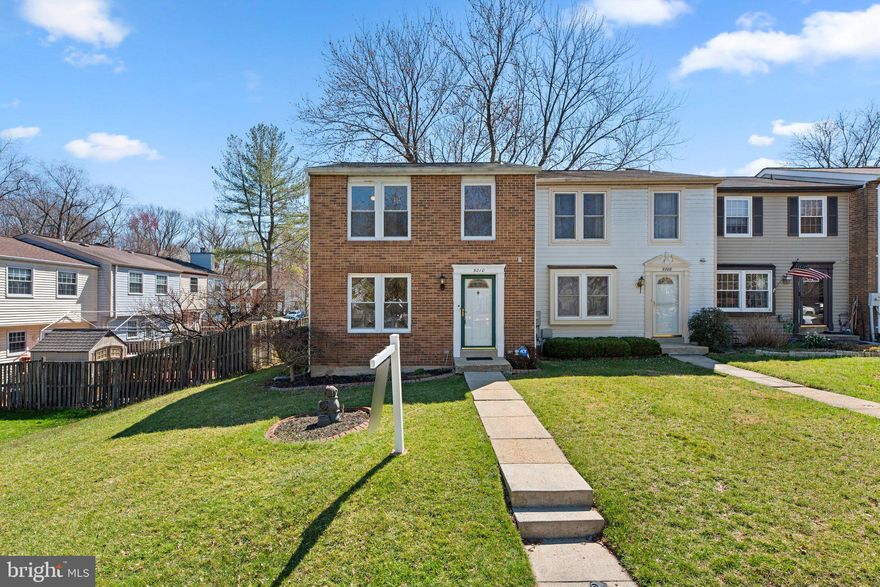 Welcome to 9210 Pinenut Ct, conveniently located in Settler's Landing, less than a mile from both I-95 and downtown Laurel. This inviting 3 bed, 2 full, 2 half bath EOG townhome is ready for you to enjoy! The bright and airy living areas flow seamlessly onto a charming rear deck, complete with a pergola—ideal for outdoor entertaining or simply unwinding. The upper level is highlighted by a primary ensuite with updated bath. In the partially finished basement, you'll find a cozy family room along with a utility room with ample storage. Welcome home!