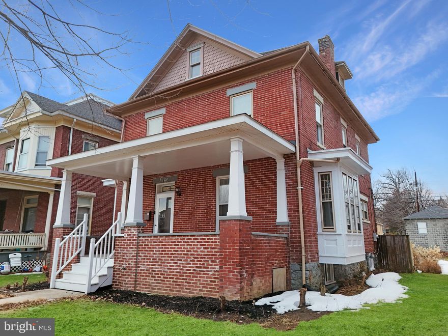 Historic Elegance Meets Modern Comfort – North End Hagerstown Step into timeless charm with this large brick historic Victorian-style home, beautifully blending classic character with major modern upgrades. From the moment you enter, you’ll appreciate the stunning tile floors throughout the main living level, kitchen, and bathrooms—both elegant and durable, perfect for today’s lifestyle. This home offers peace of mind and energy efficiency with a brand-new, fully permitted HVAC system, featuring central air conditioning and an efficient forced hot air natural gas furnace, ensuring year-round comfort. Adding even more value, the roof was replaced within the past year, making this property truly move-in ready. Generous room sizes, high ceilings, and the solid construction you expect from a historic brick Victorian provide an inviting atmosphere ideal for both everyday living and entertaining. The layout offers flexibility for multiple living spaces, home offices, or guest accommodations, all while preserving the home’s original architectural appeal. Perfectly situated in Hagerstown’s highly sought-after North End, this home is located within desirable school districts and a quiet, established neighborhood. Enjoy the convenience of being just minutes from downtown Hagerstown, with easy access to shopping, dining, medical facilities, and cultural attractions. Commuters will love the quick access to major interstates, making travel throughout the region simple and efficient. If you’ve been searching for a home that offers historic beauty, substantial recent upgrades, and an unbeatable location, this exceptional Victorian is a rare opportunity.