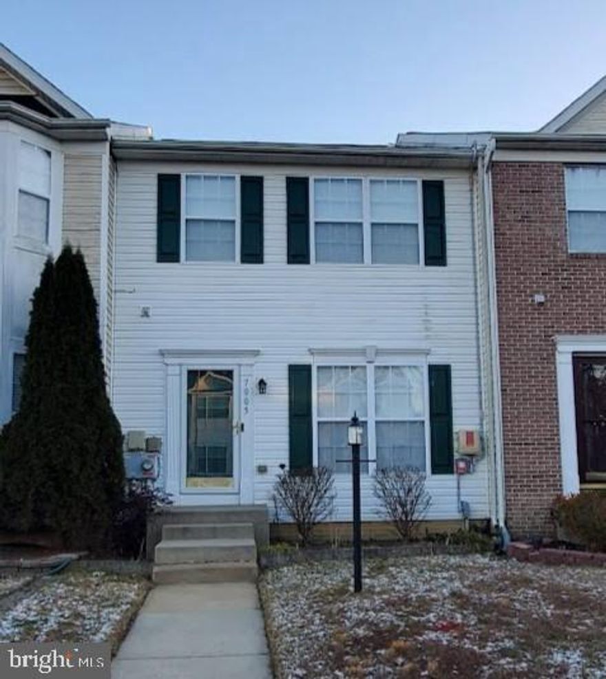 This three level Colonial townhouse is located in the McKendree Village community of Brandywine. The main level features hardwood floors, defined living and dining areas, a convenient half bath, and a pass through opening to the kitchen. The kitchen includes wood cabinetry, generous counter space, and stainless steel appliances. This well cared for home is move in ready, with finished living space on every level.

The upper level includes carpeted bedrooms. The owner’s bedroom features an en suite bath and walk-in closet, along with two additional bedrooms and a full hallway bath.

The finished basement provides additional living space with a separate room suitable for office or flex use, a full bath, and a washer and dryer that convey with the home.

Additional features include a leased, transferable solar system and assigned parking. Conveniently located with easy access to Route 301, providing connections to Waldorf, Joint Base Andrews, and the DC metro area, with nearby shopping and dining. Schedule a showing to see everything this home offers.